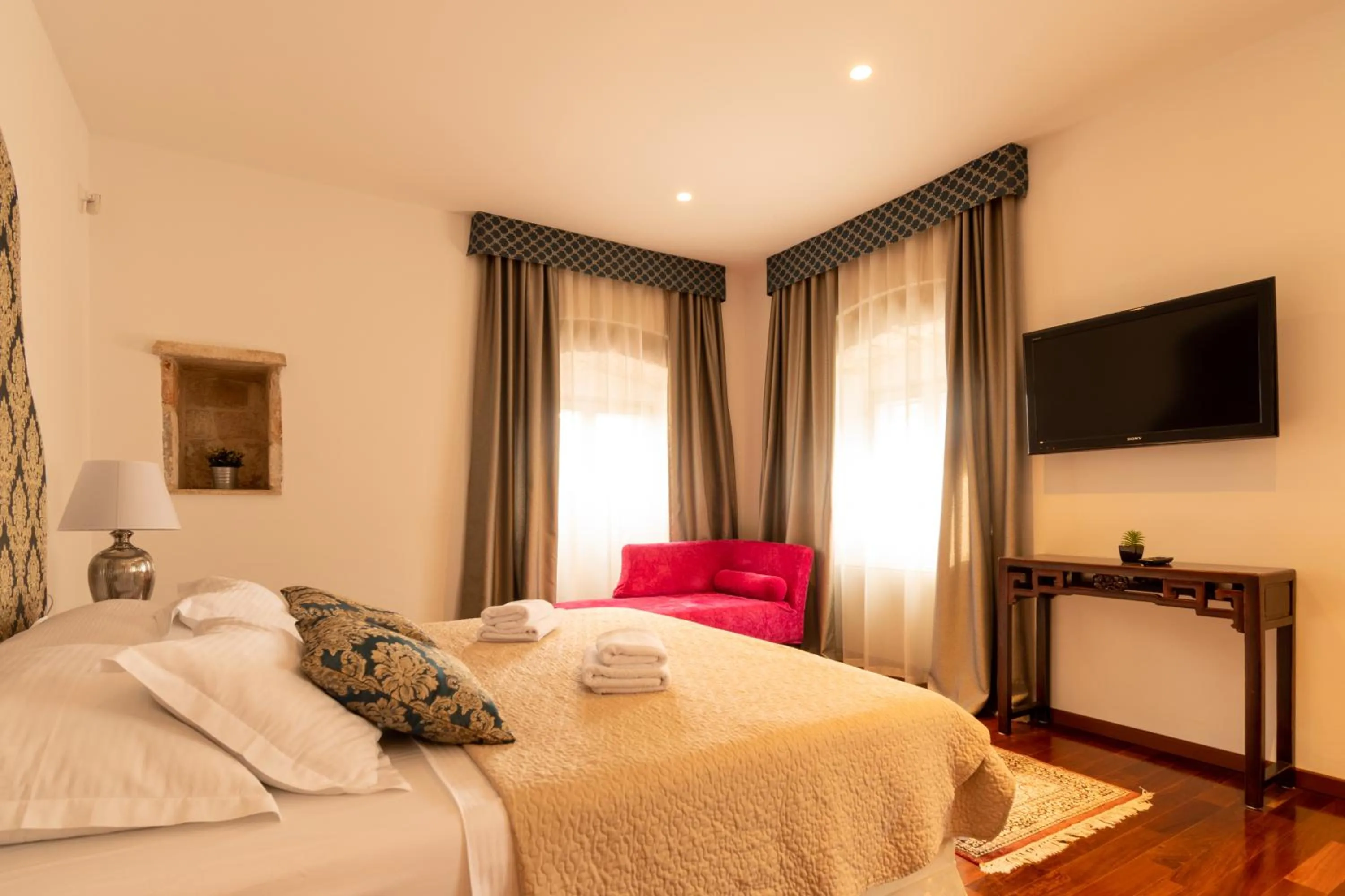 Bedroom, Bed in B&B Heritage Villa Apolon