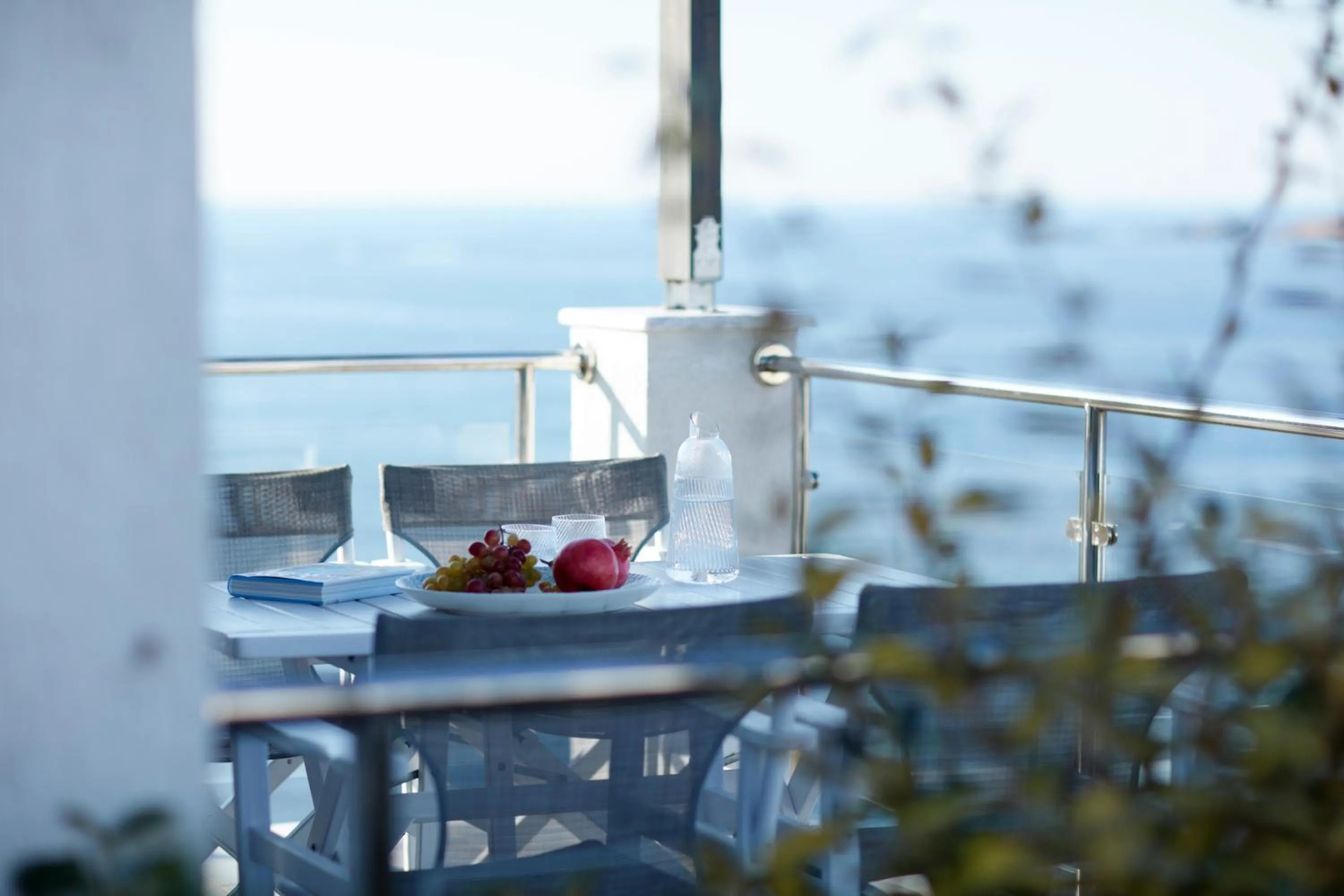 Balcony/Terrace in Eleia Seafront Rooms & Villas