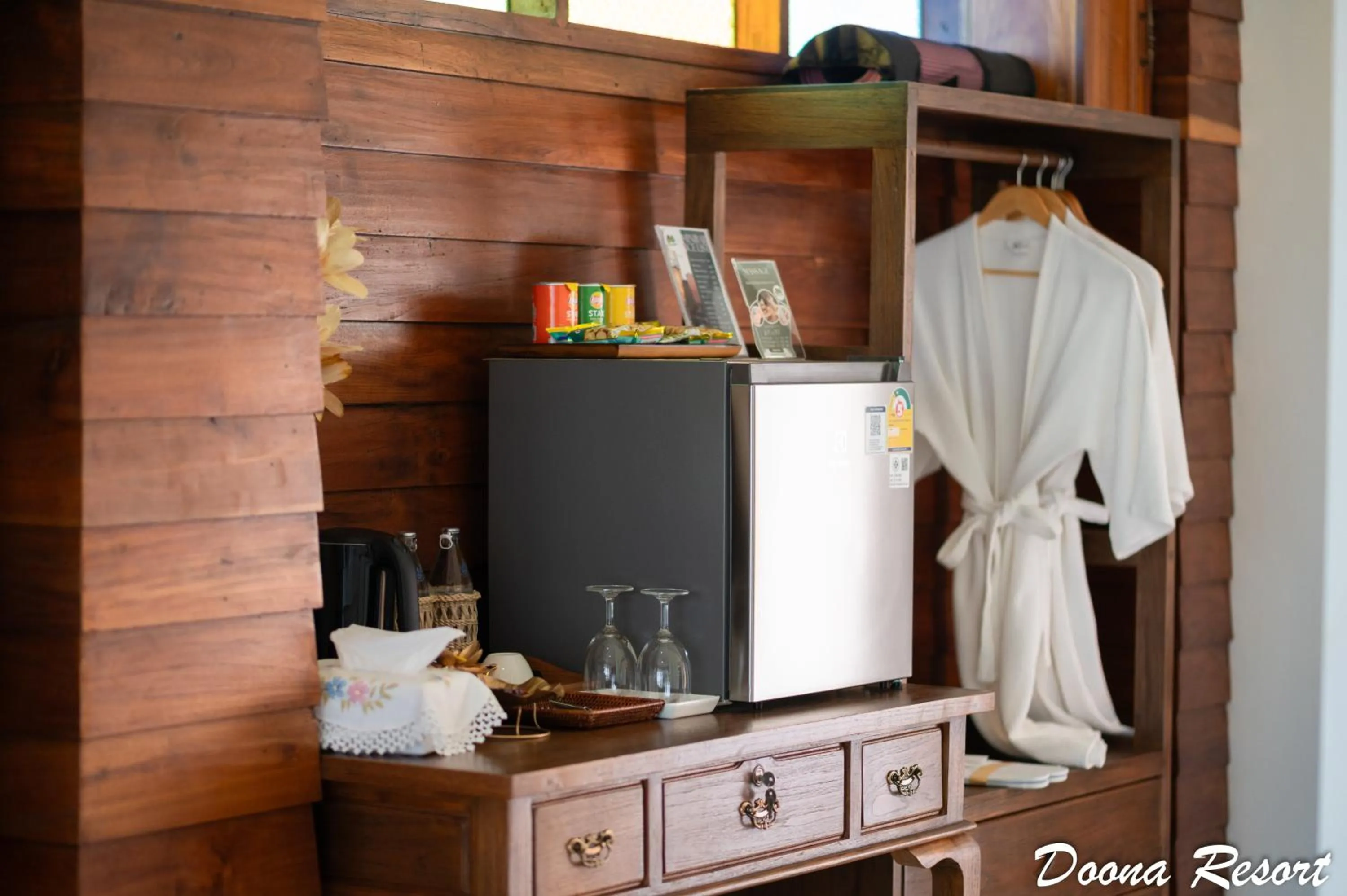Coffee/tea facilities in DooNa Resort แลภูดูนา