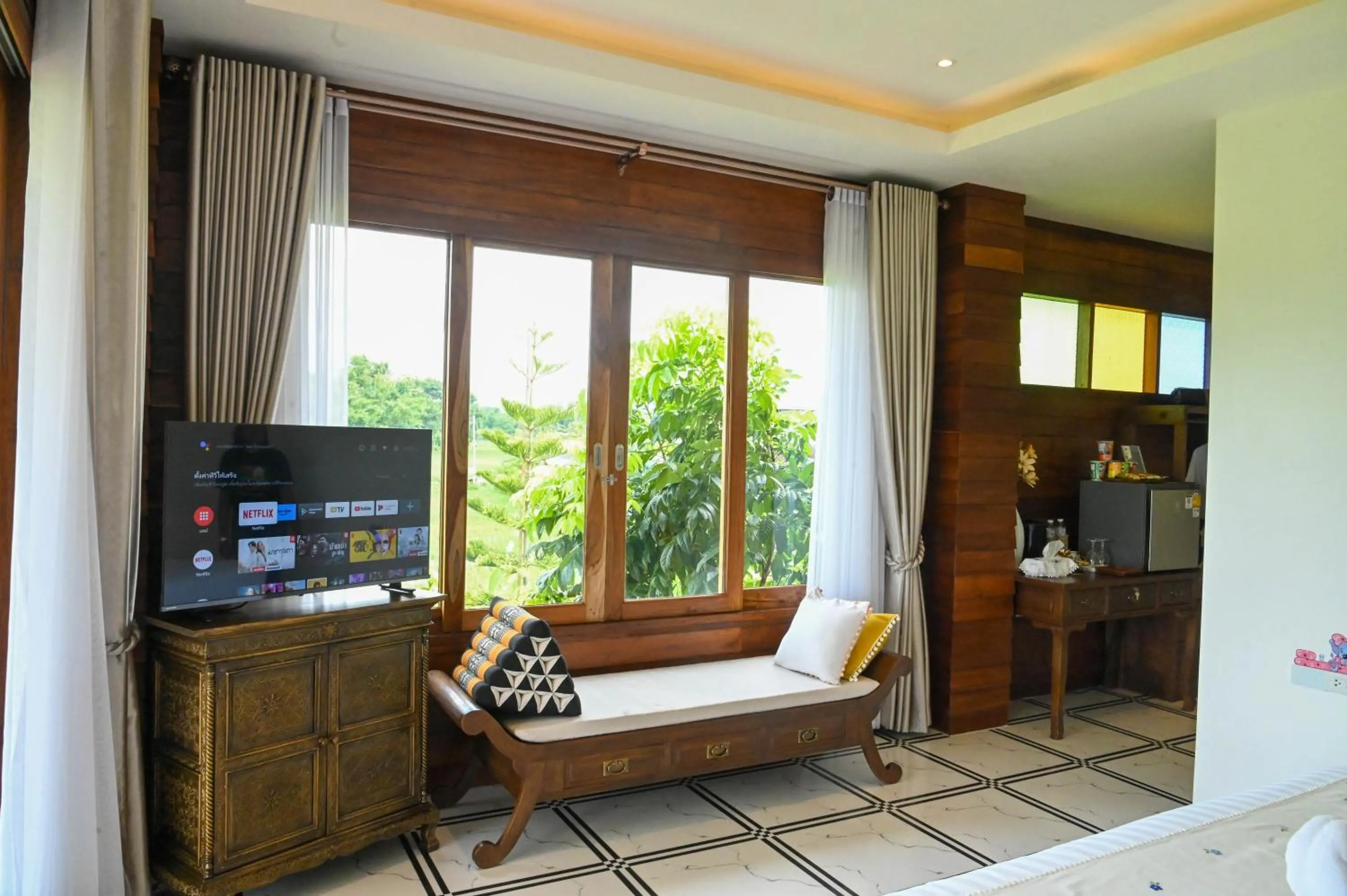 Seating area in DooNa Resort แลภูดูนา