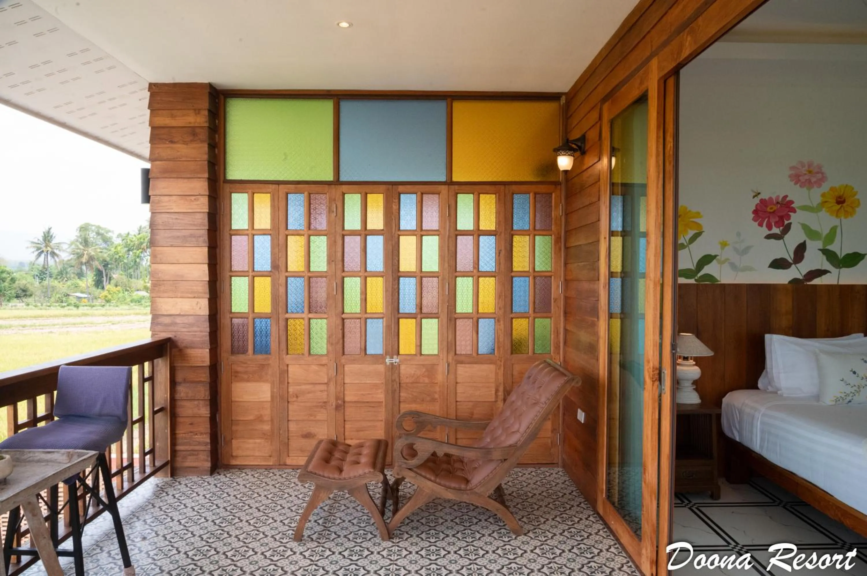 Balcony/Terrace in DooNa Resort แลภูดูนา