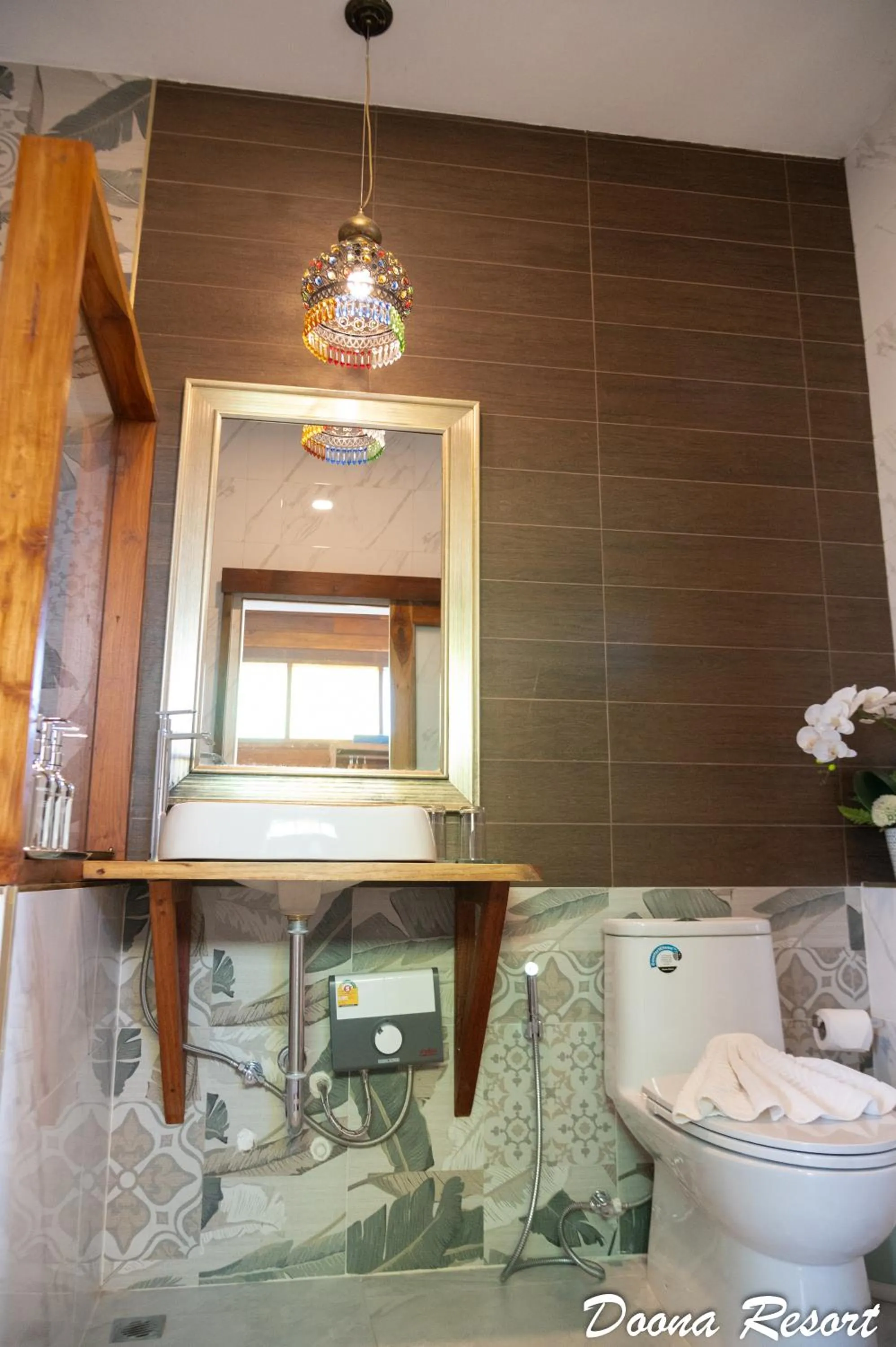 Bathroom in DooNa Resort แลภูดูนา