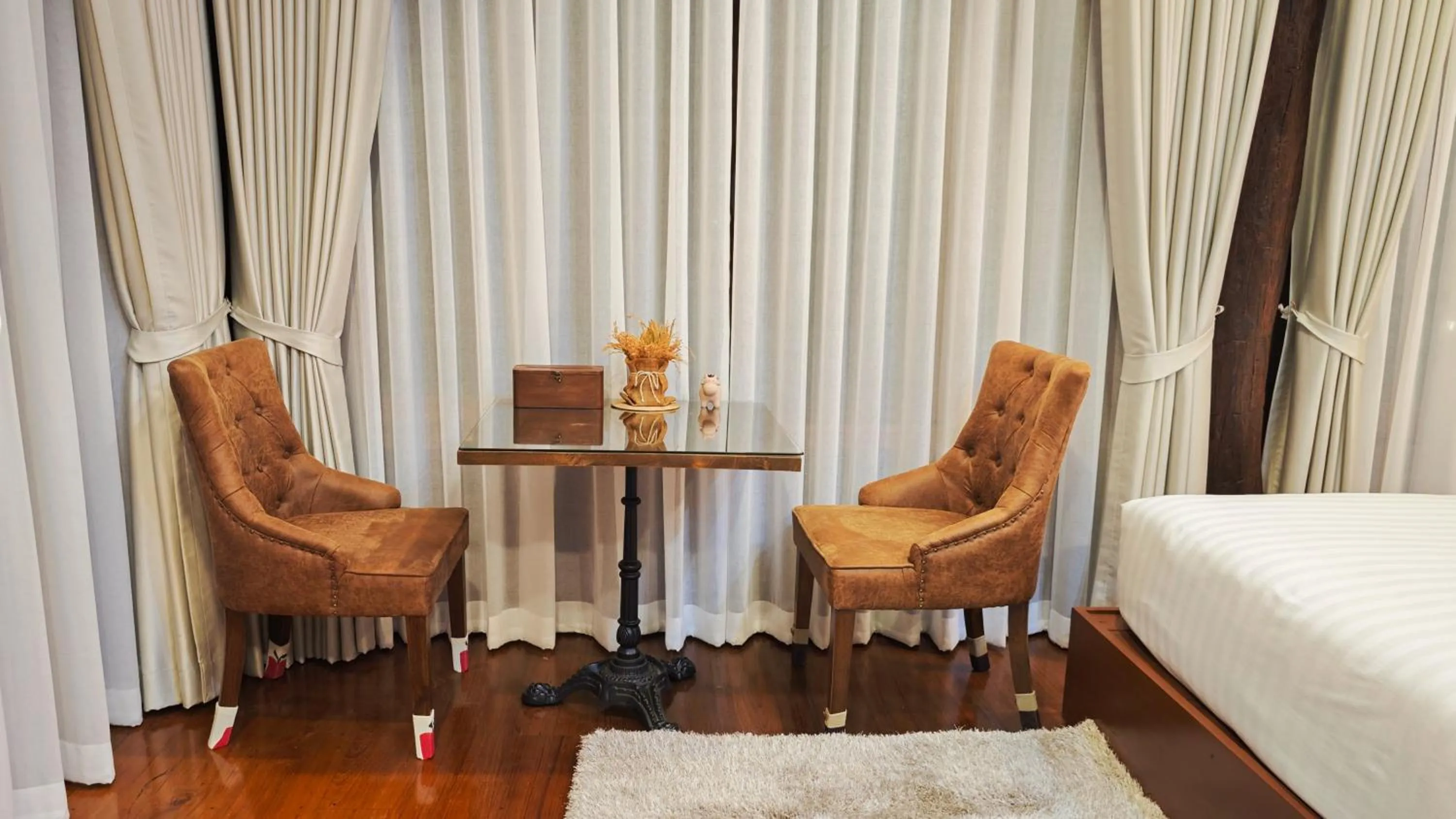 Seating area in DooNa Resort แลภูดูนา