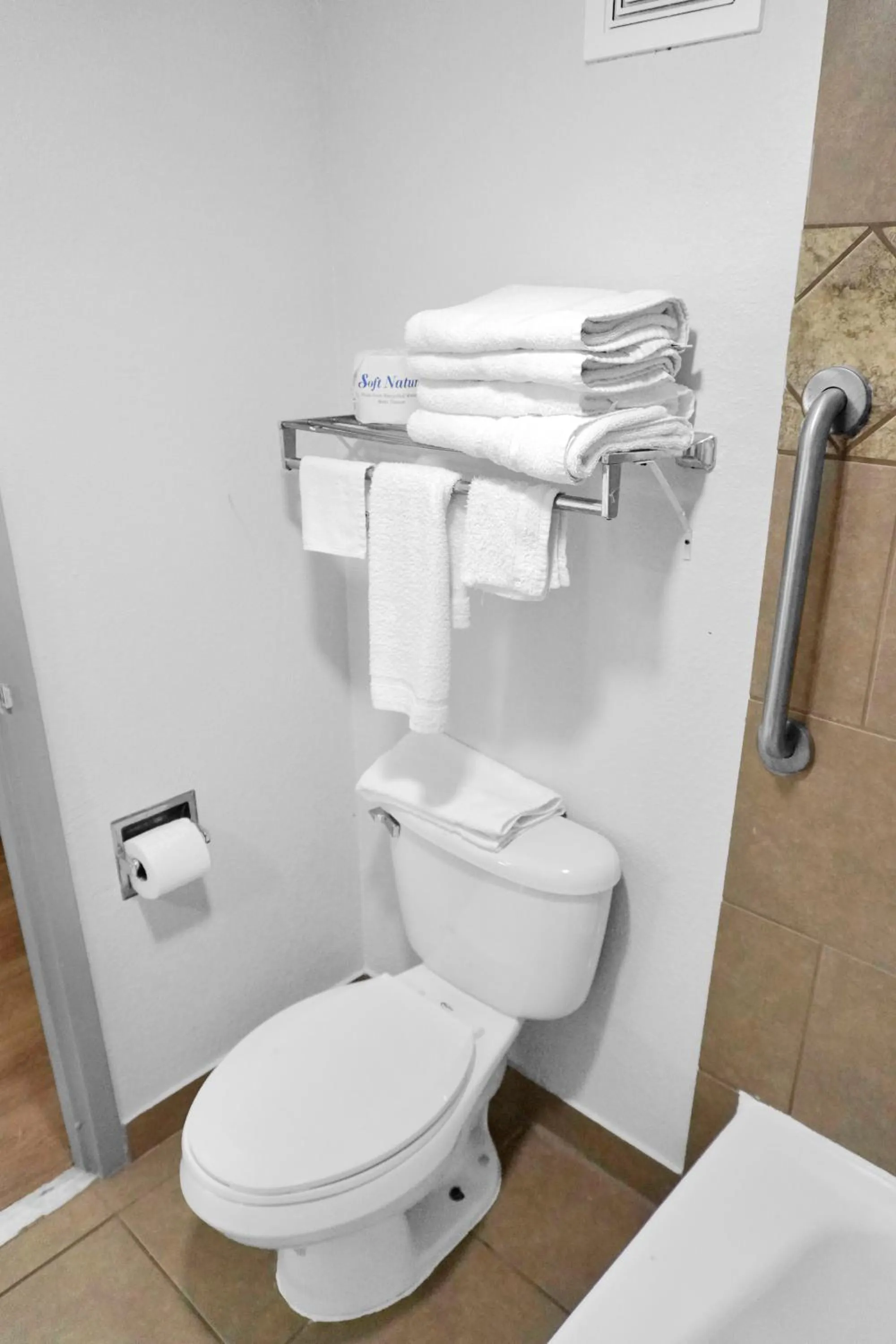 Bathroom in Hometown Inn + Kitchen