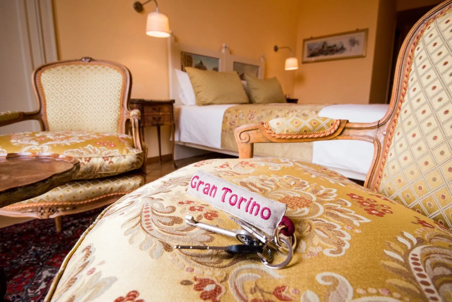 Decorative detail, Bed in Il Gioiellino