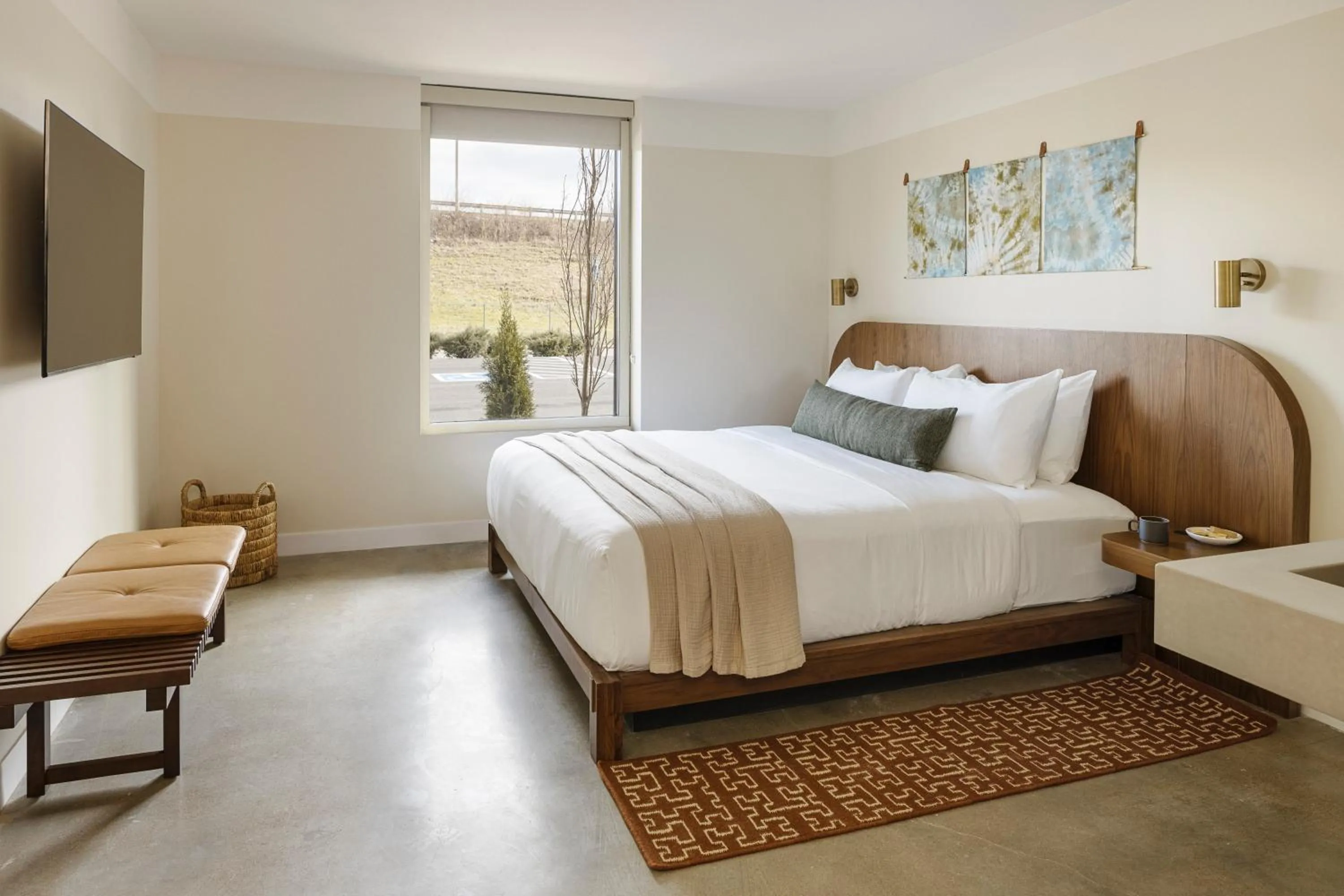 Bed in Drift Nashville, a Member of Design Hotels