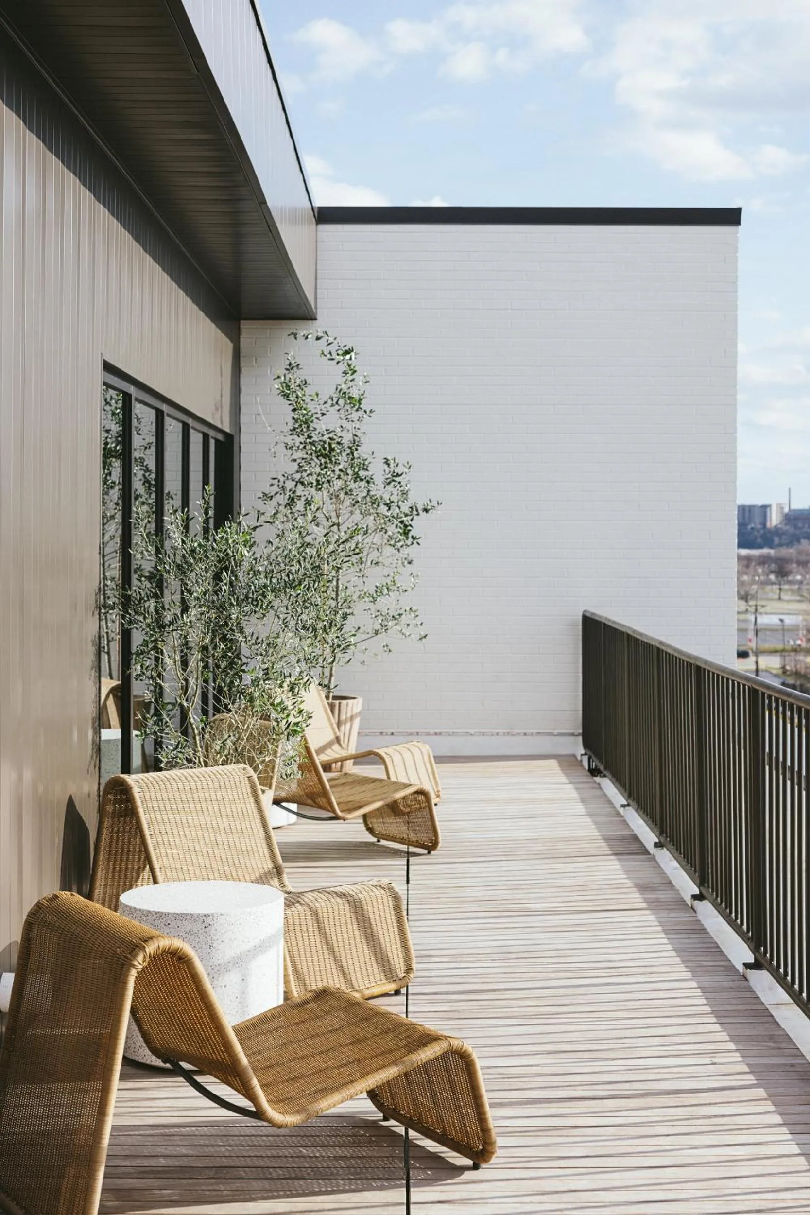 Balcony/Terrace in Drift Nashville, a Member of Design Hotels