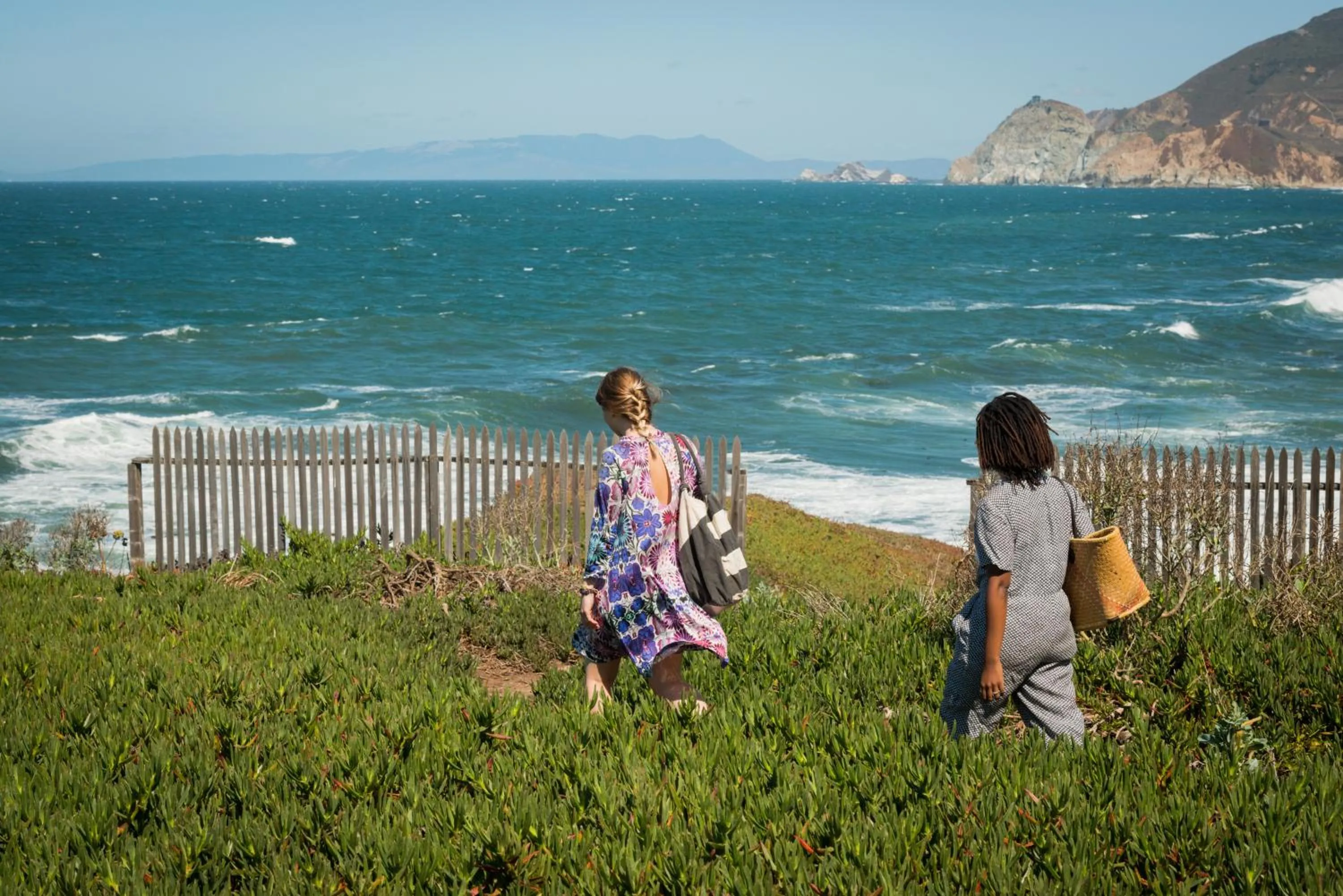 Beach in HI Point Montara Lighthouse