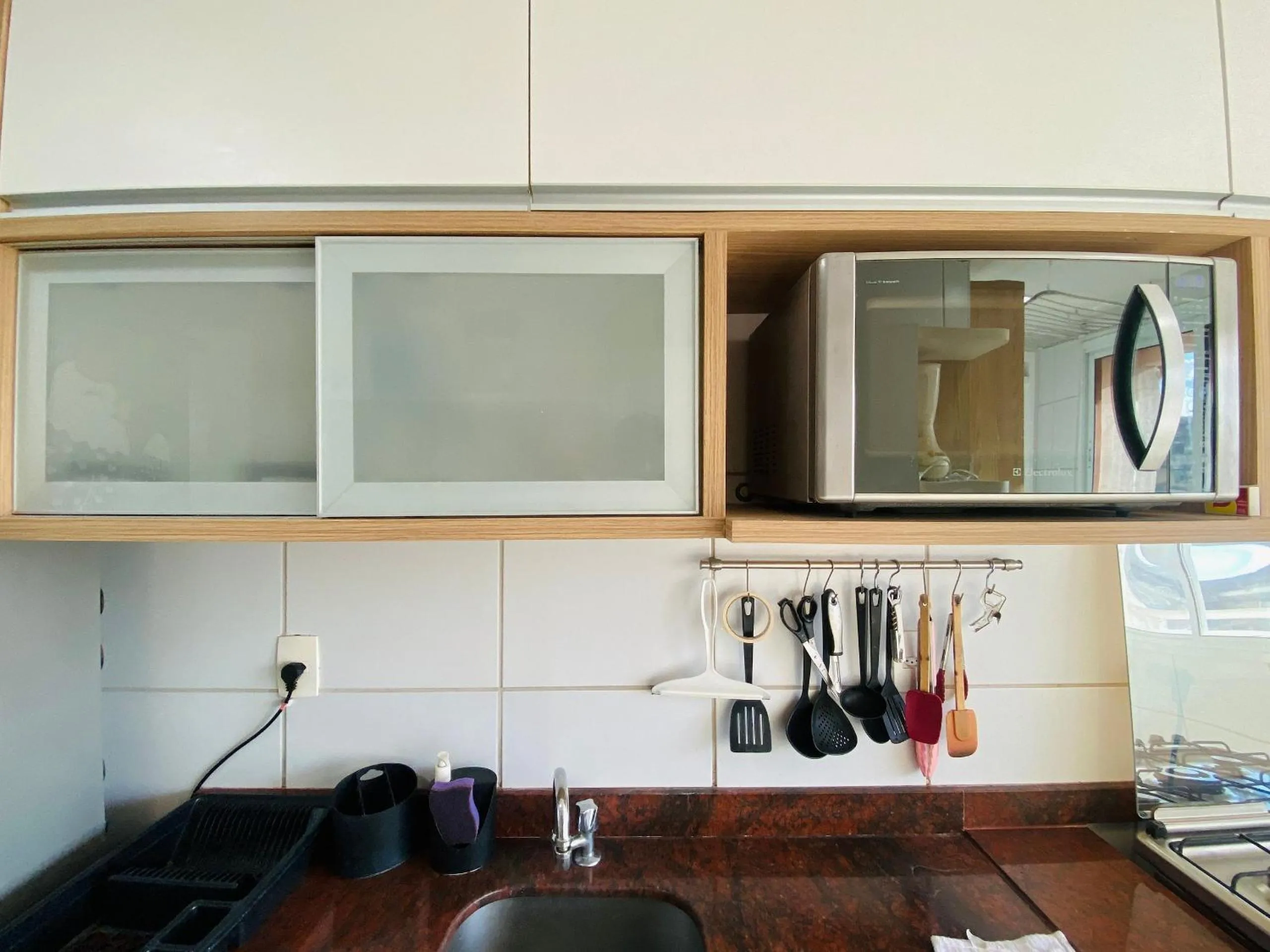 Kitchen or kitchenette in Resort incrível Vila do Porto