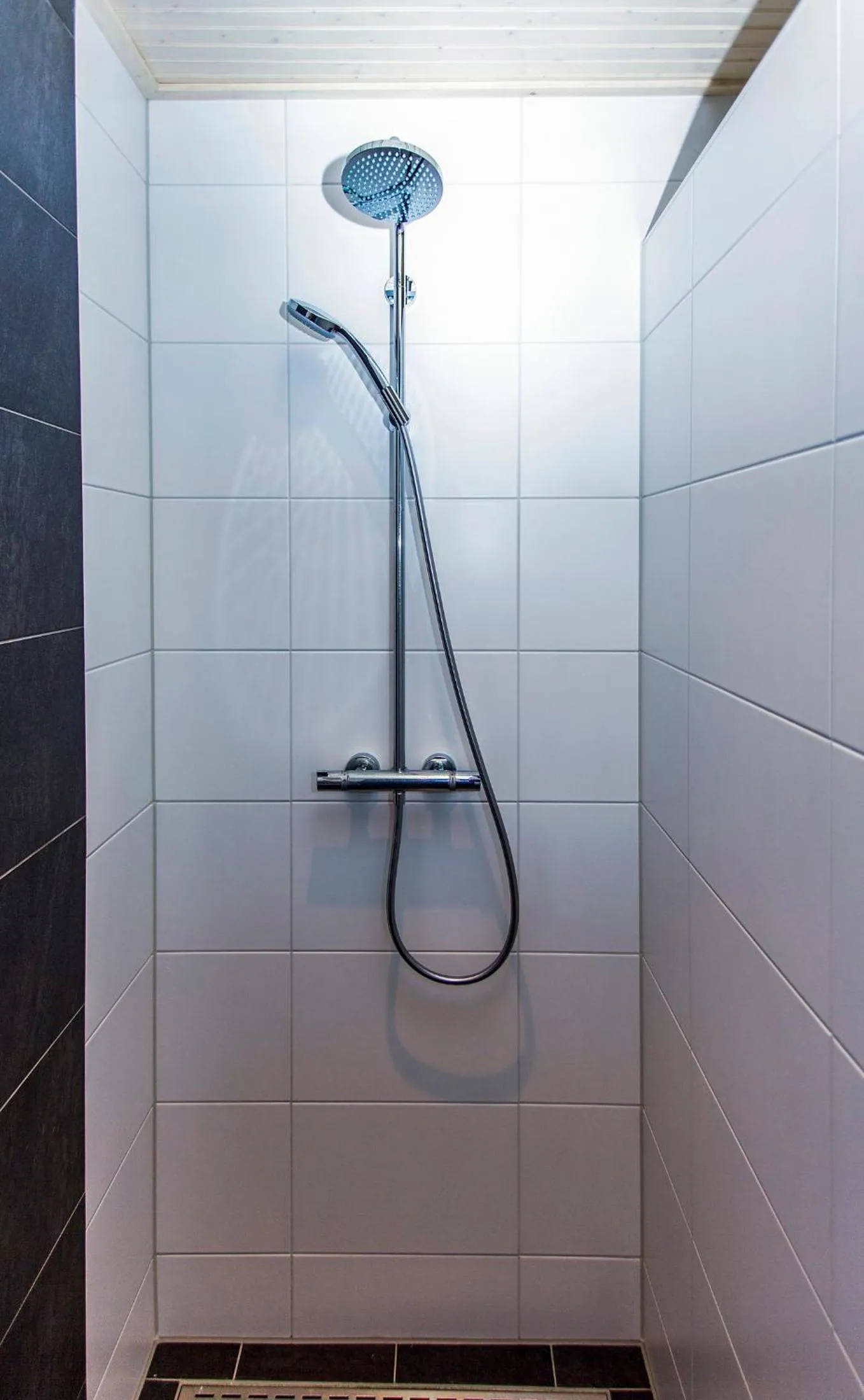 Shower in Vakantiebungalow Texel