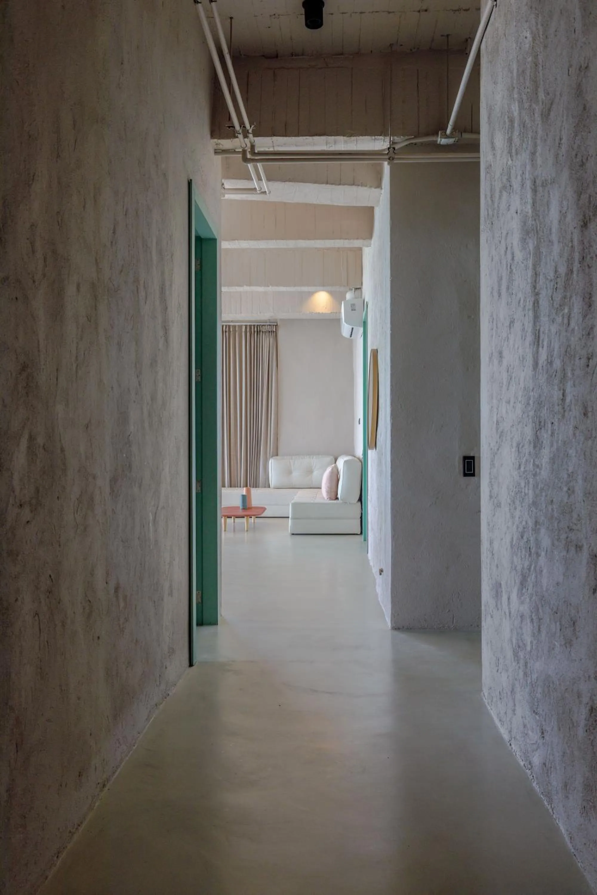 Living room, Bed in Bondo Estudio