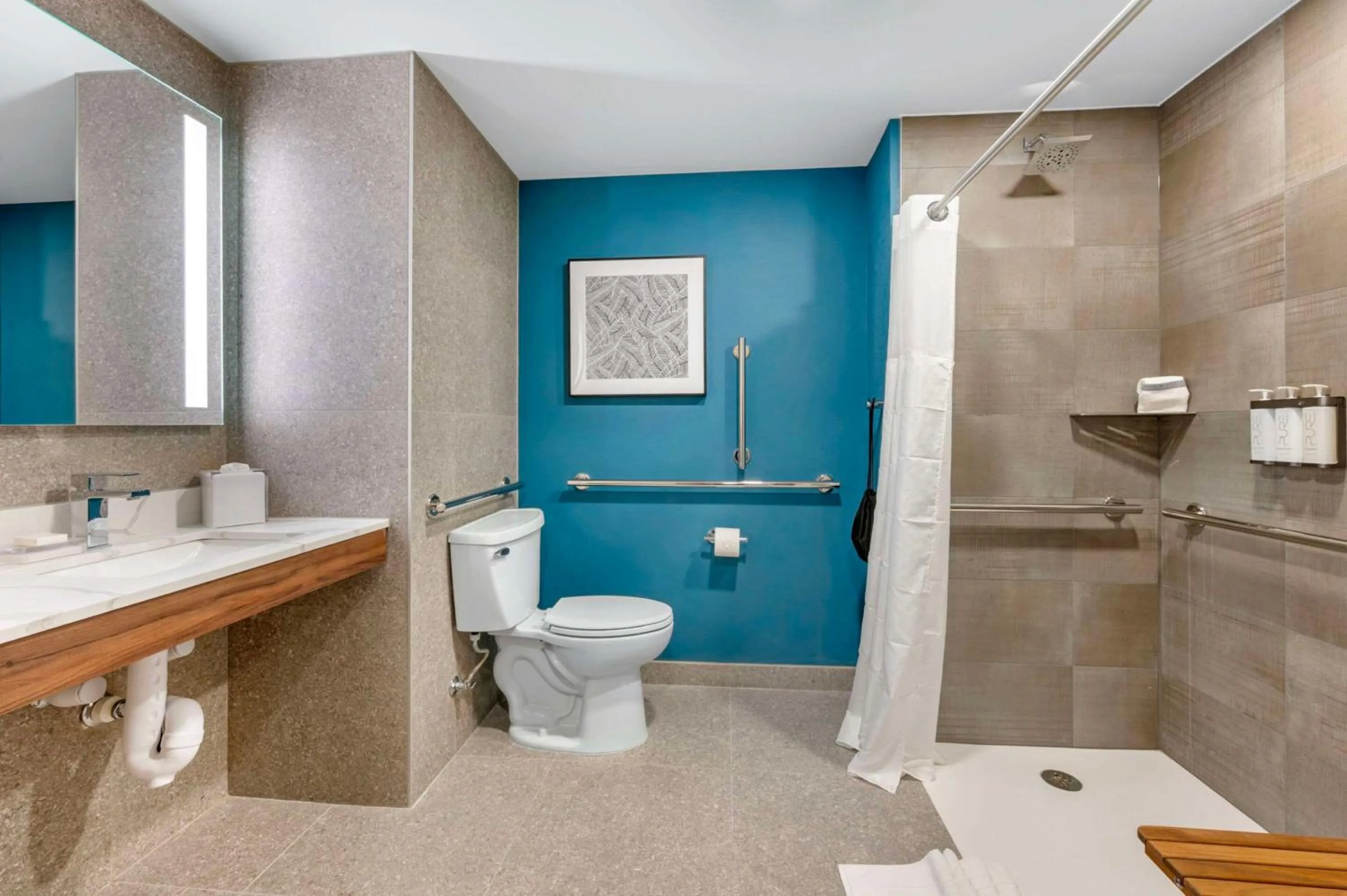 Shower in Cambria Hotel Nashville Midtown