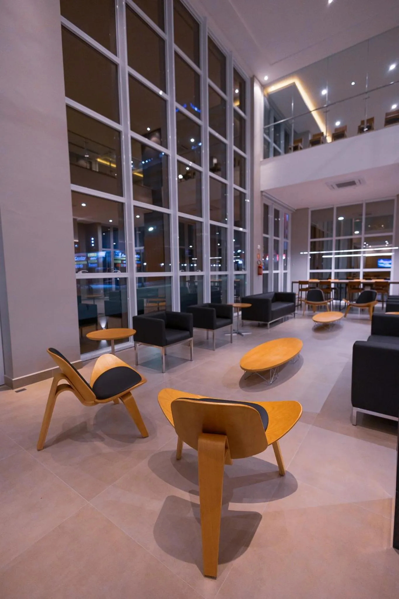 Lobby or reception in Hotel Caiuá Blumenau