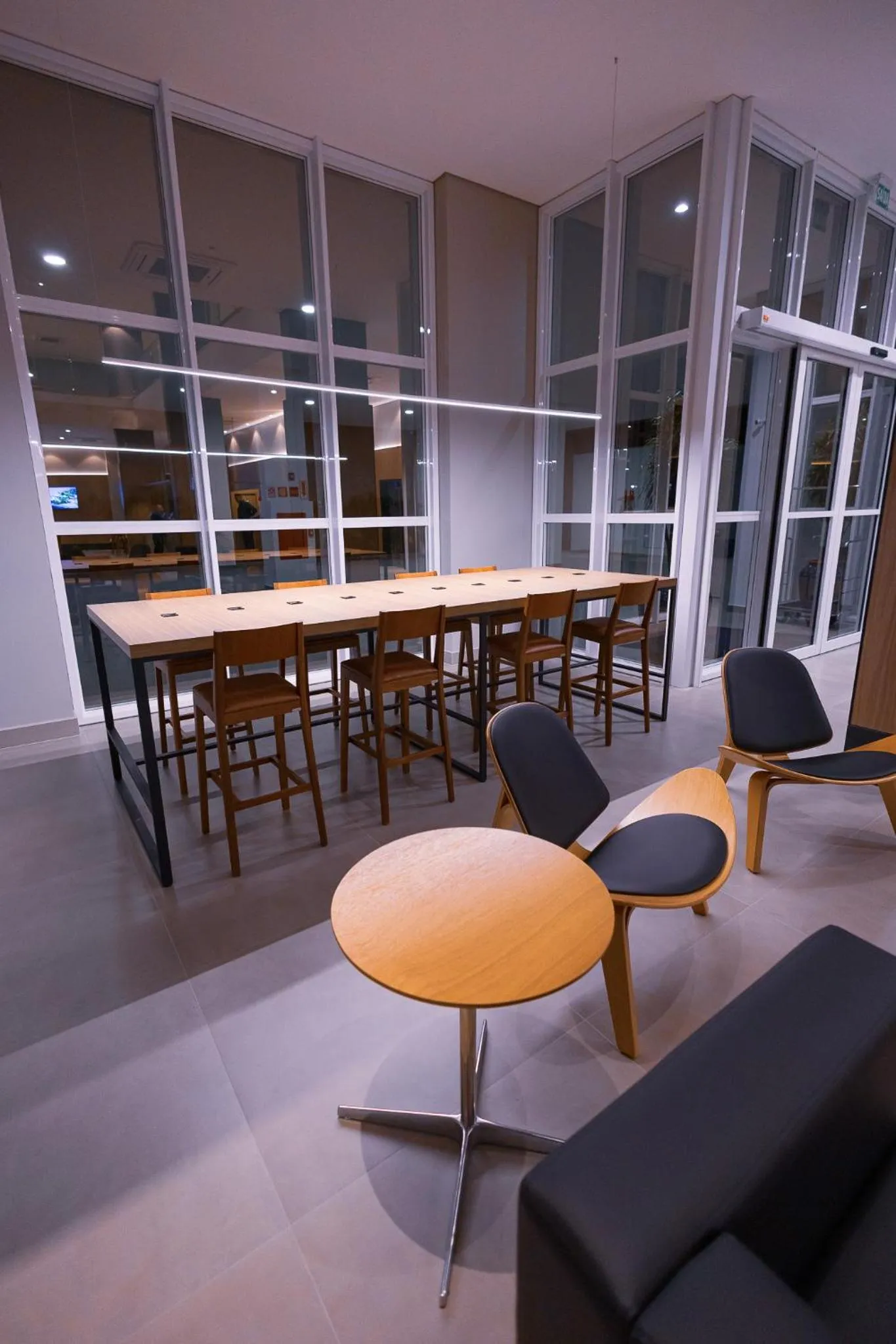 Lobby or reception in Hotel Caiuá Blumenau