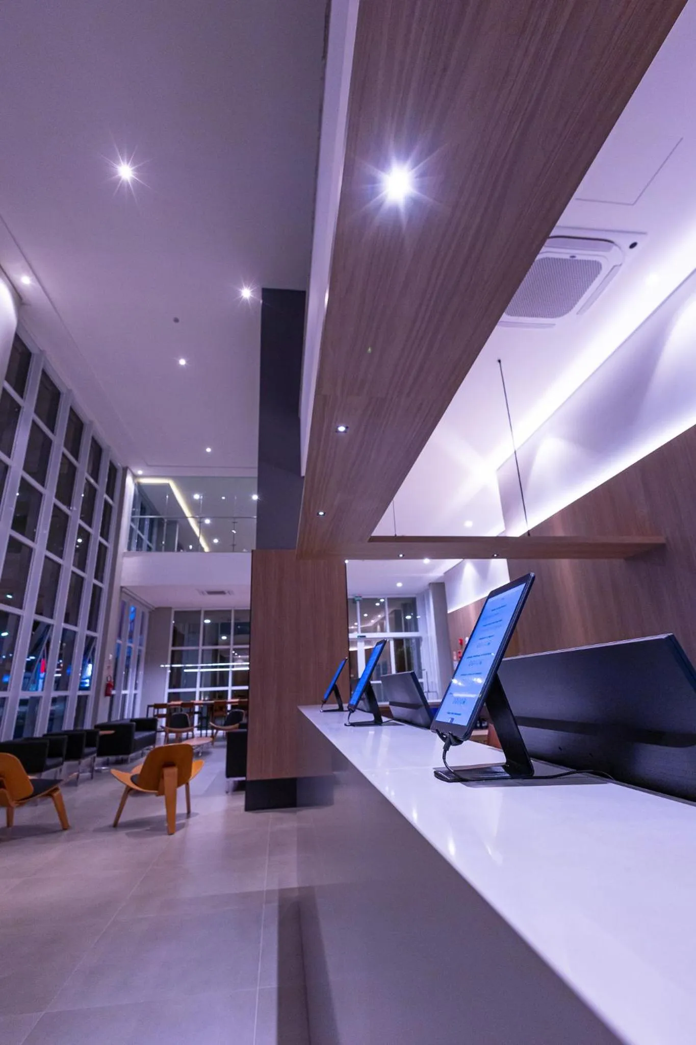 Lobby or reception in Hotel Caiuá Blumenau