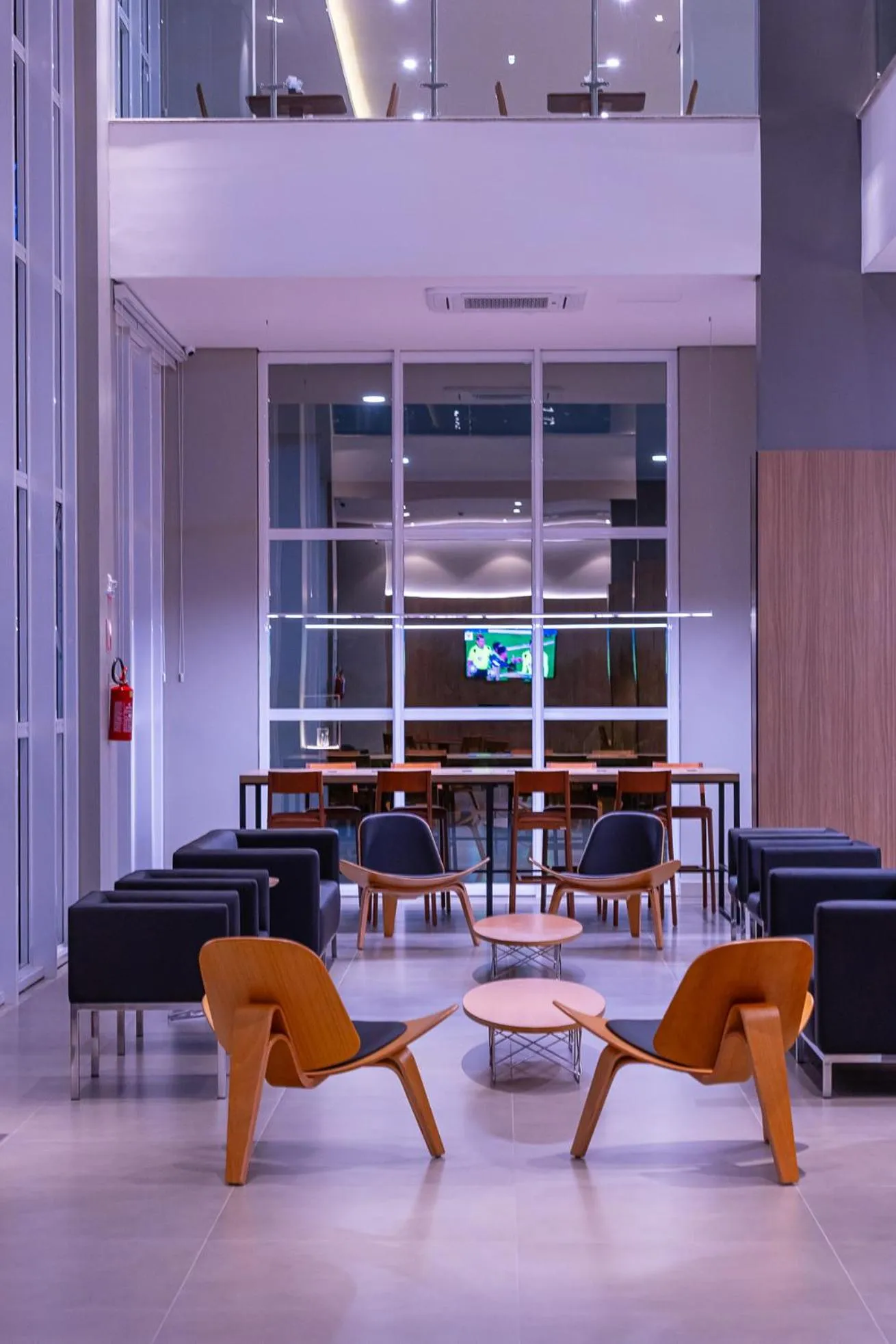 Lobby or reception in Hotel Caiuá Blumenau