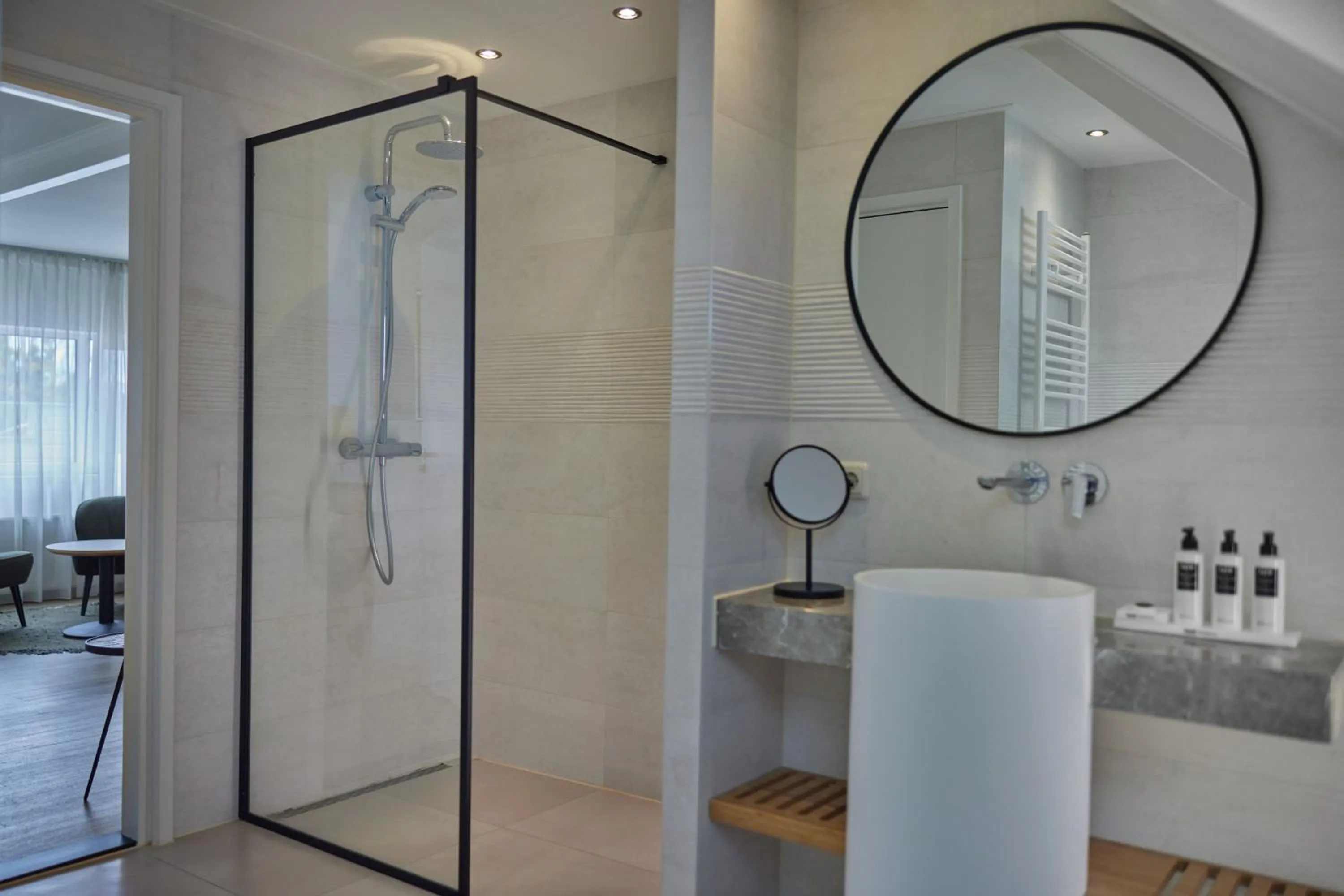 Shower in WestCord Hotel de Wadden