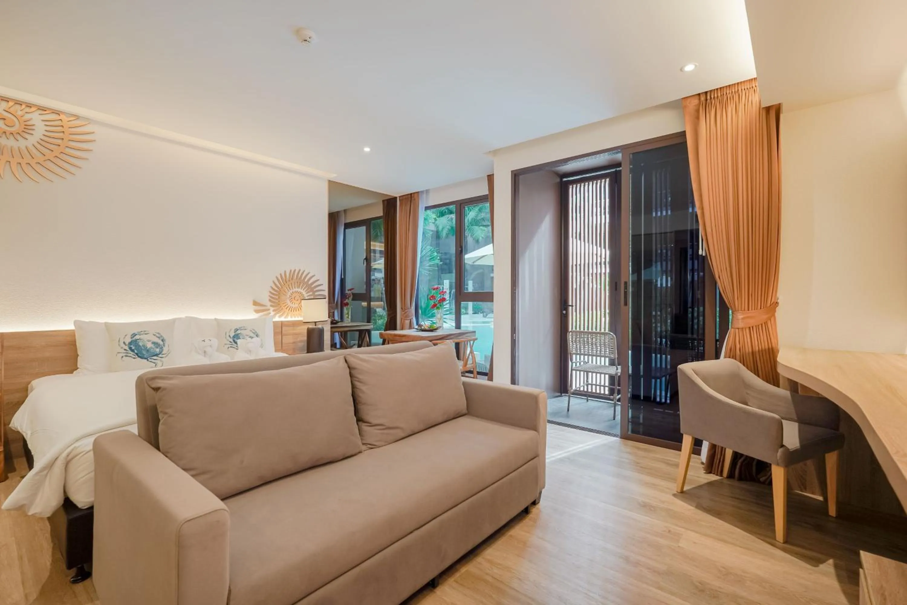 Bed in The Marin Phuket Kamala Beach