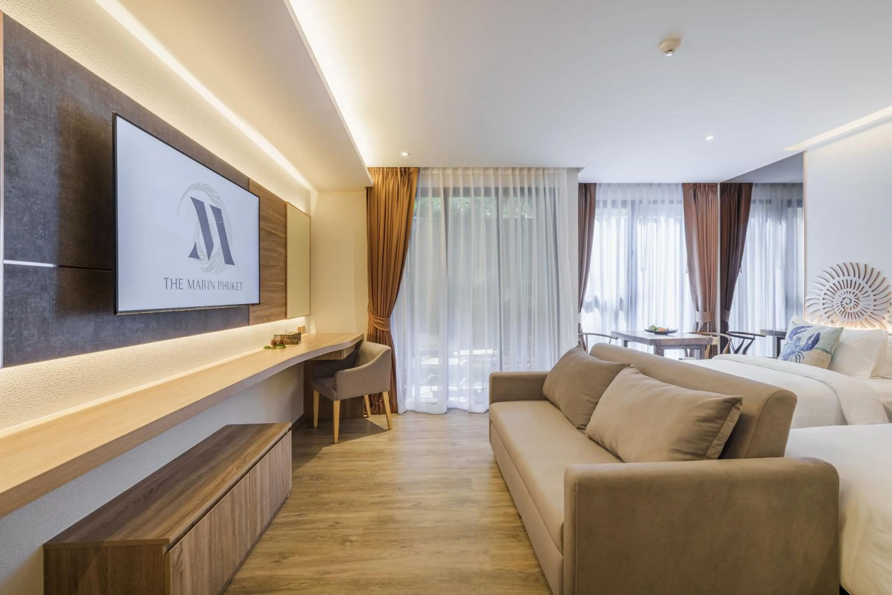 Bed in The Marin Phuket Kamala Beach