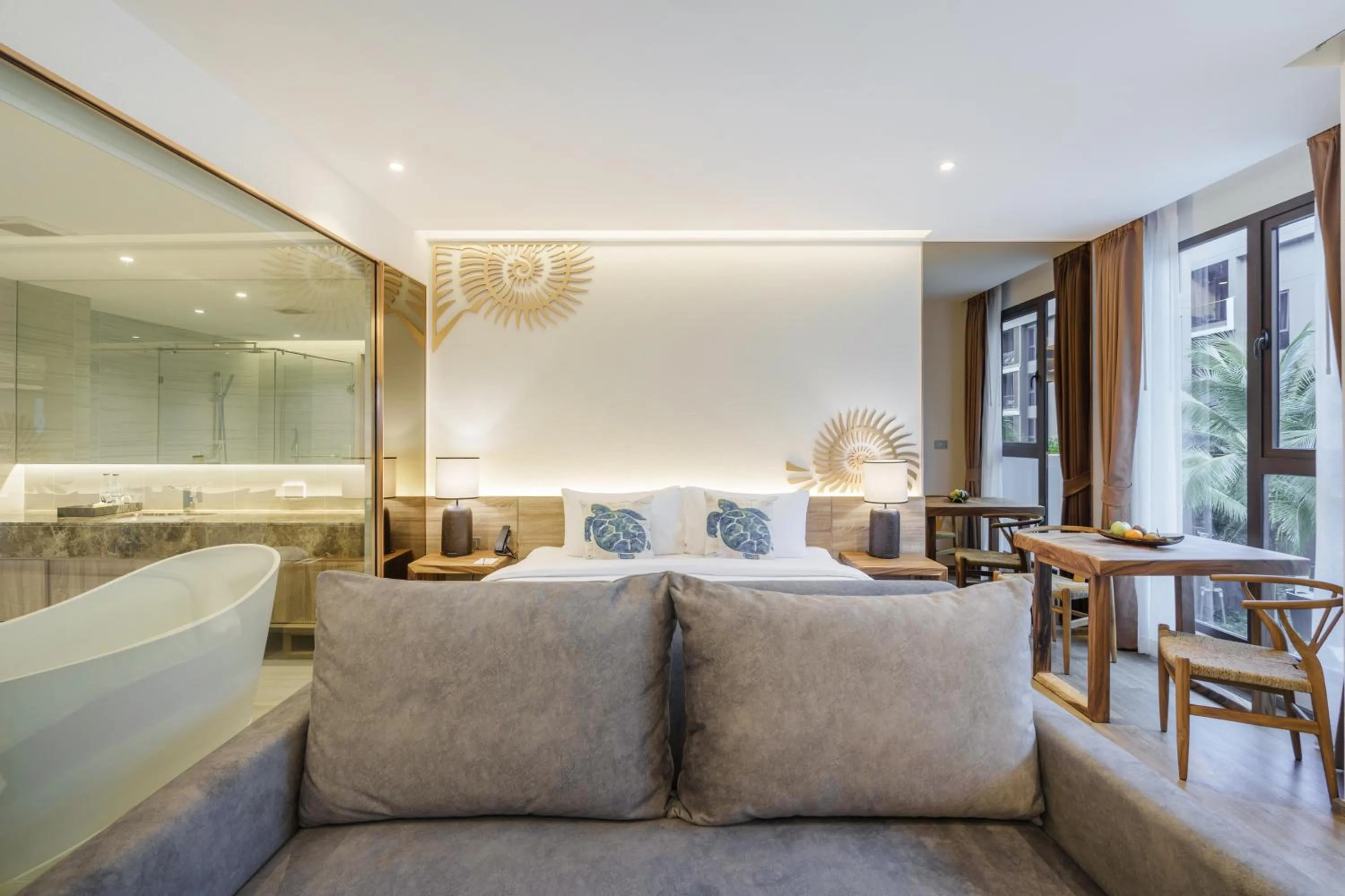 Seating area in The Marin Phuket Kamala Beach