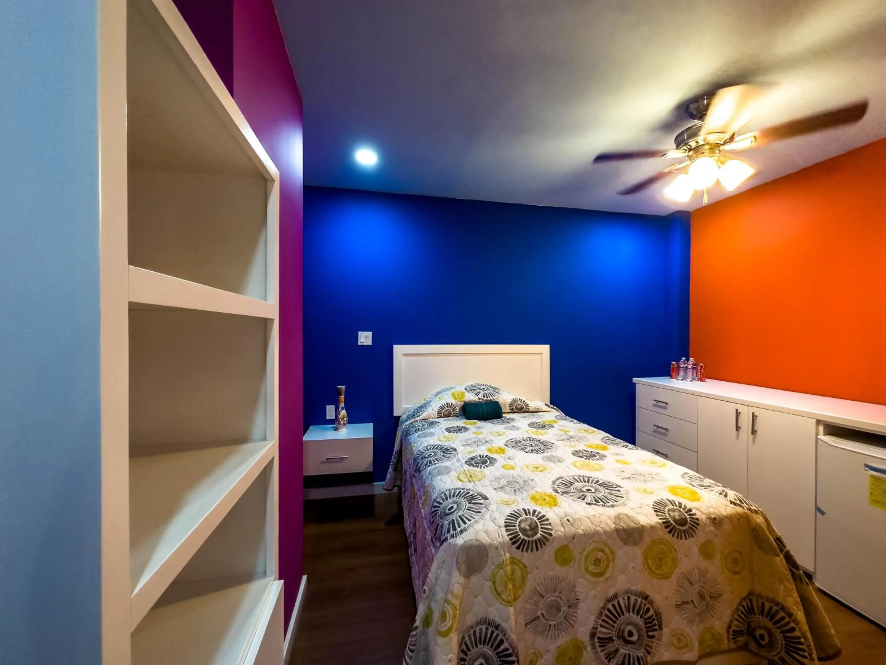 Bed in Hotel Cantaritos