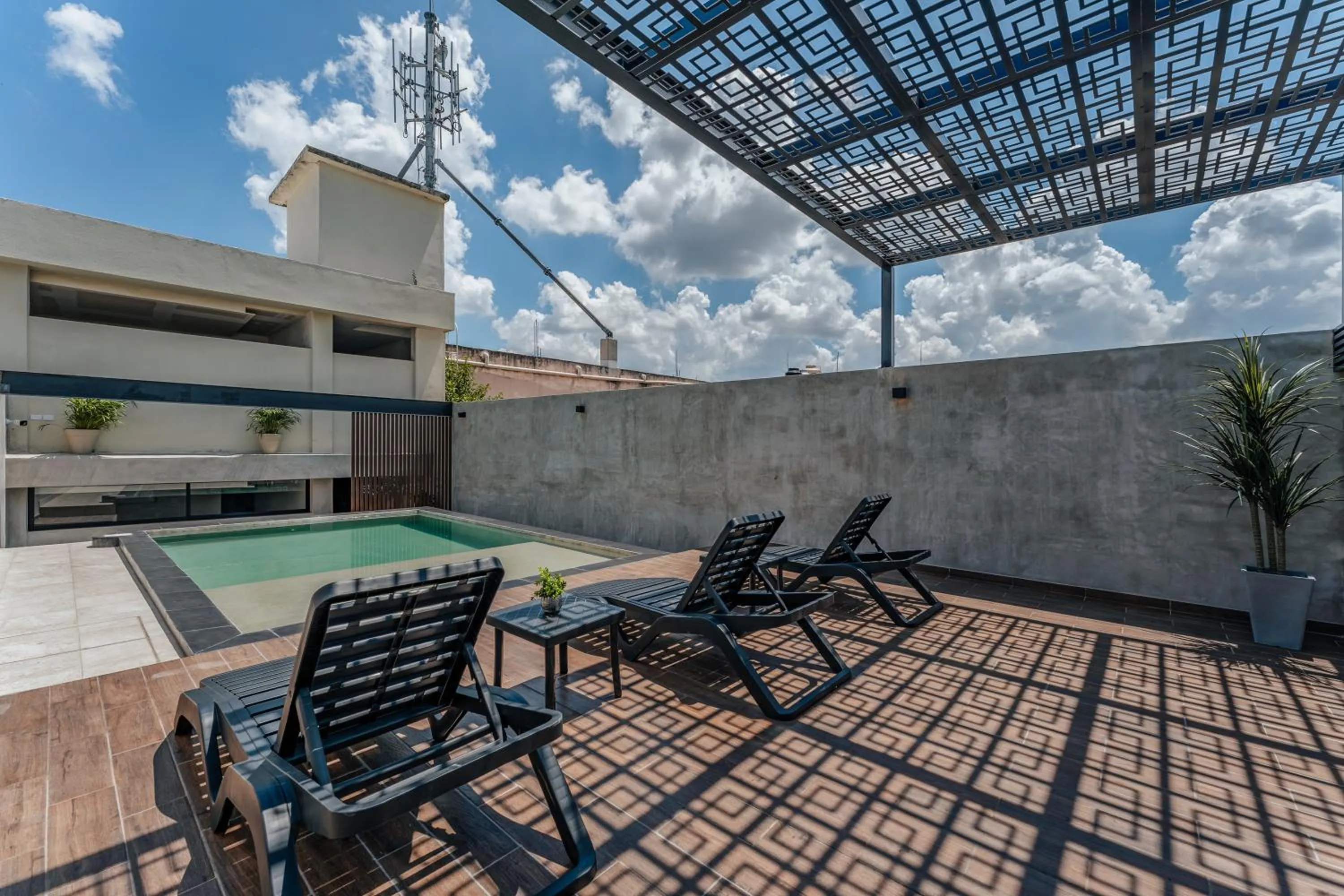 Swimming pool in Hotel Mexico, Merida