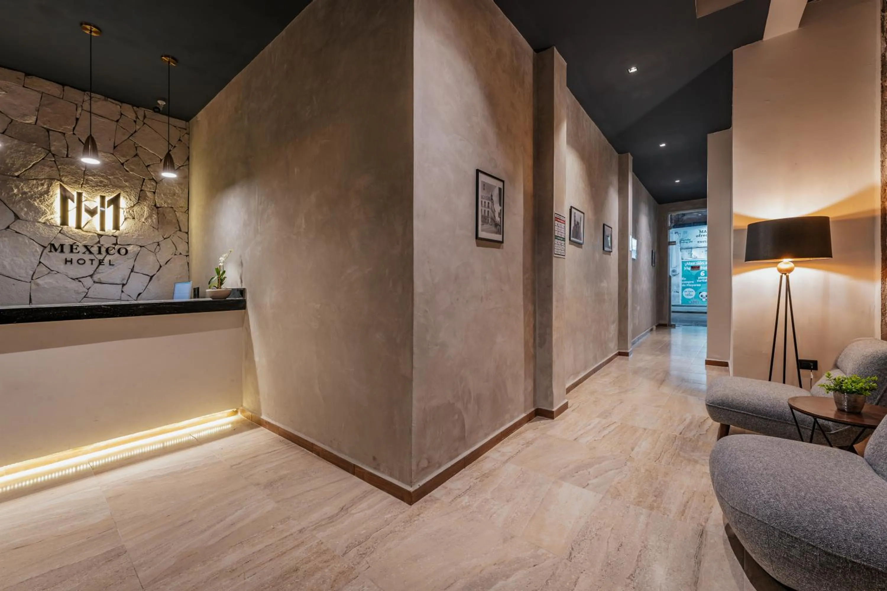 Lobby or reception in Hotel Mexico, Merida