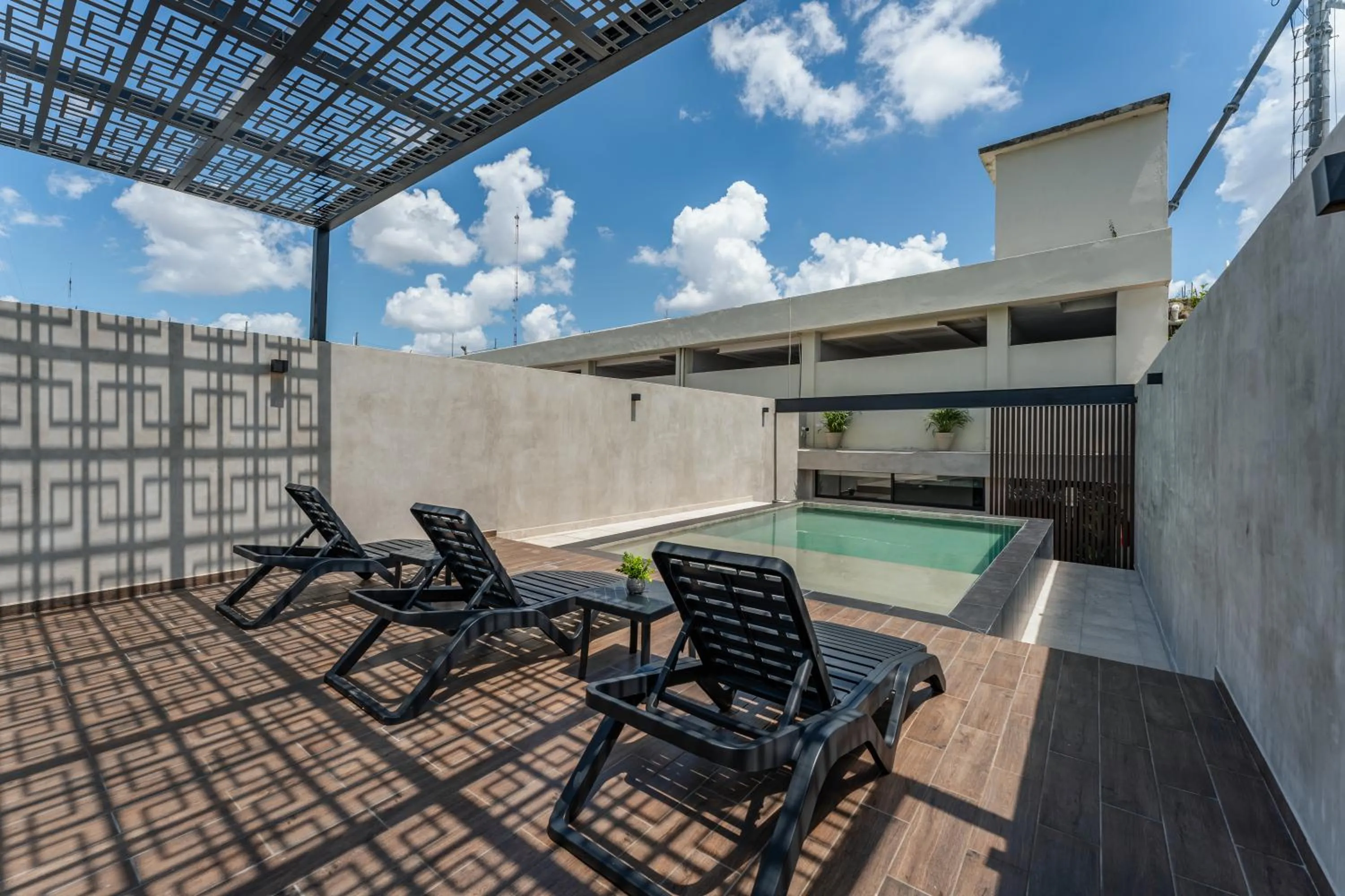 Swimming pool in Hotel Mexico, Merida