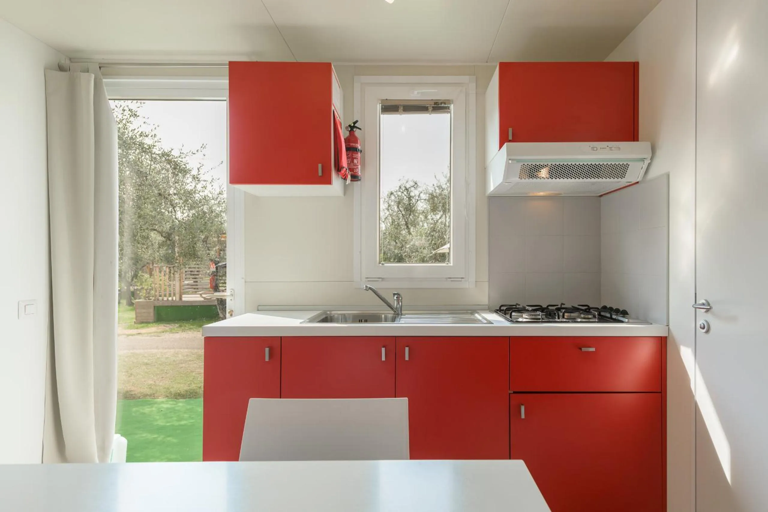 Kitchen or kitchenette in Camping Fontanelle