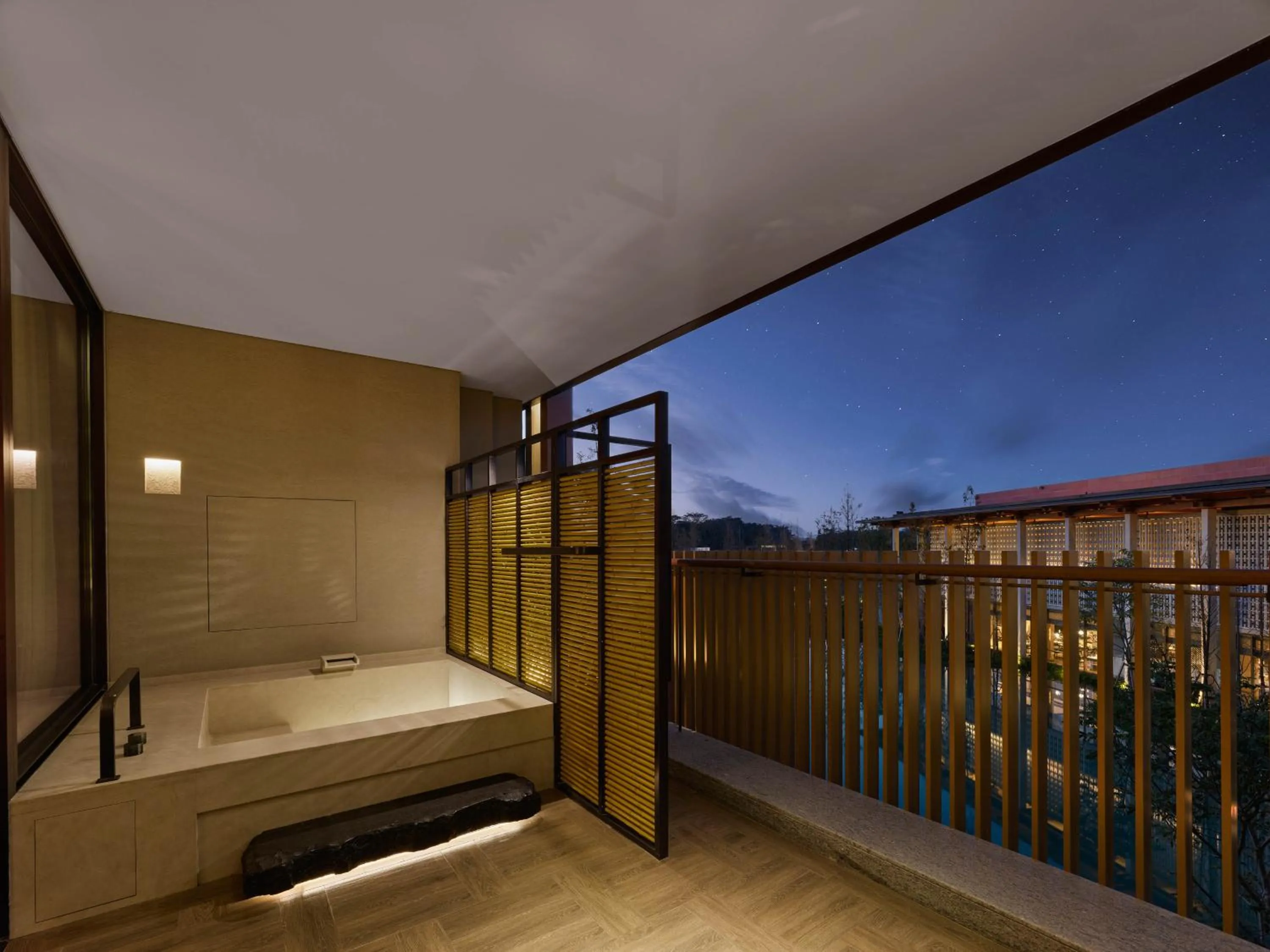Balcony/Terrace, Bed in Banyan Tree Dongguan Songshan Lake