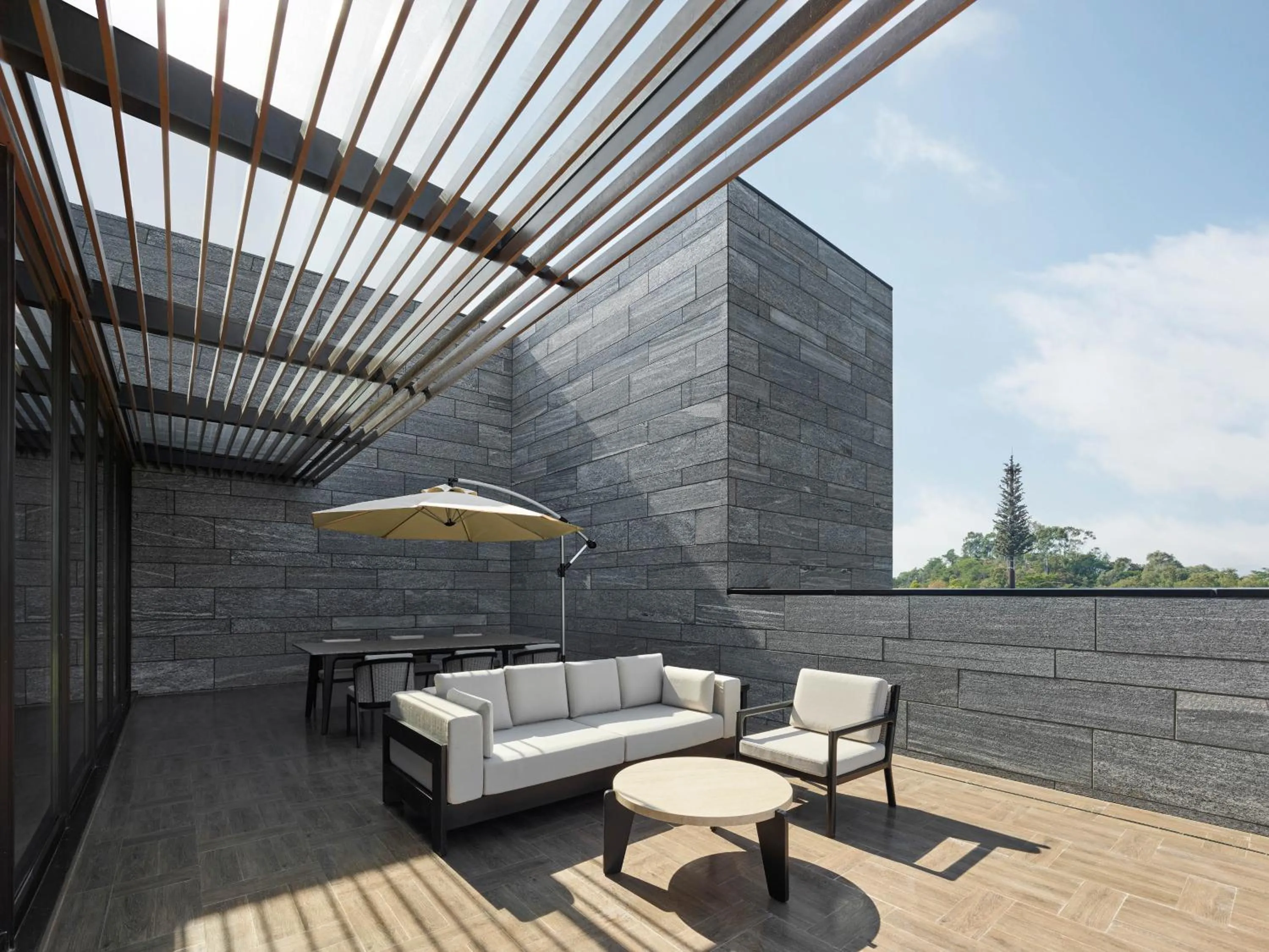 Balcony/Terrace in Banyan Tree Dongguan Songshan Lake