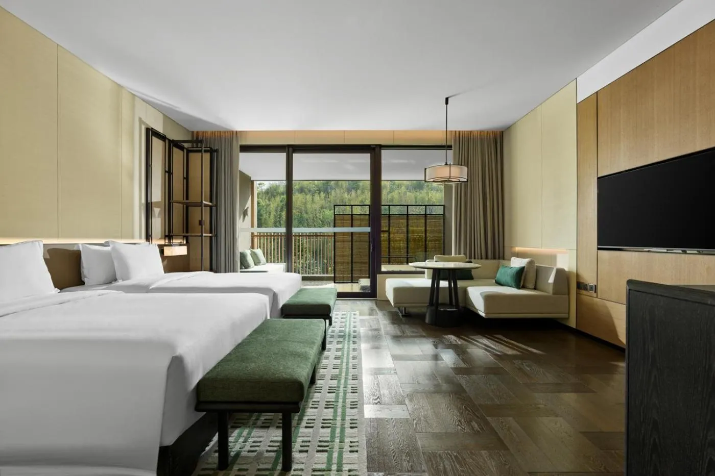 Bed in Banyan Tree Dongguan Songshan Lake