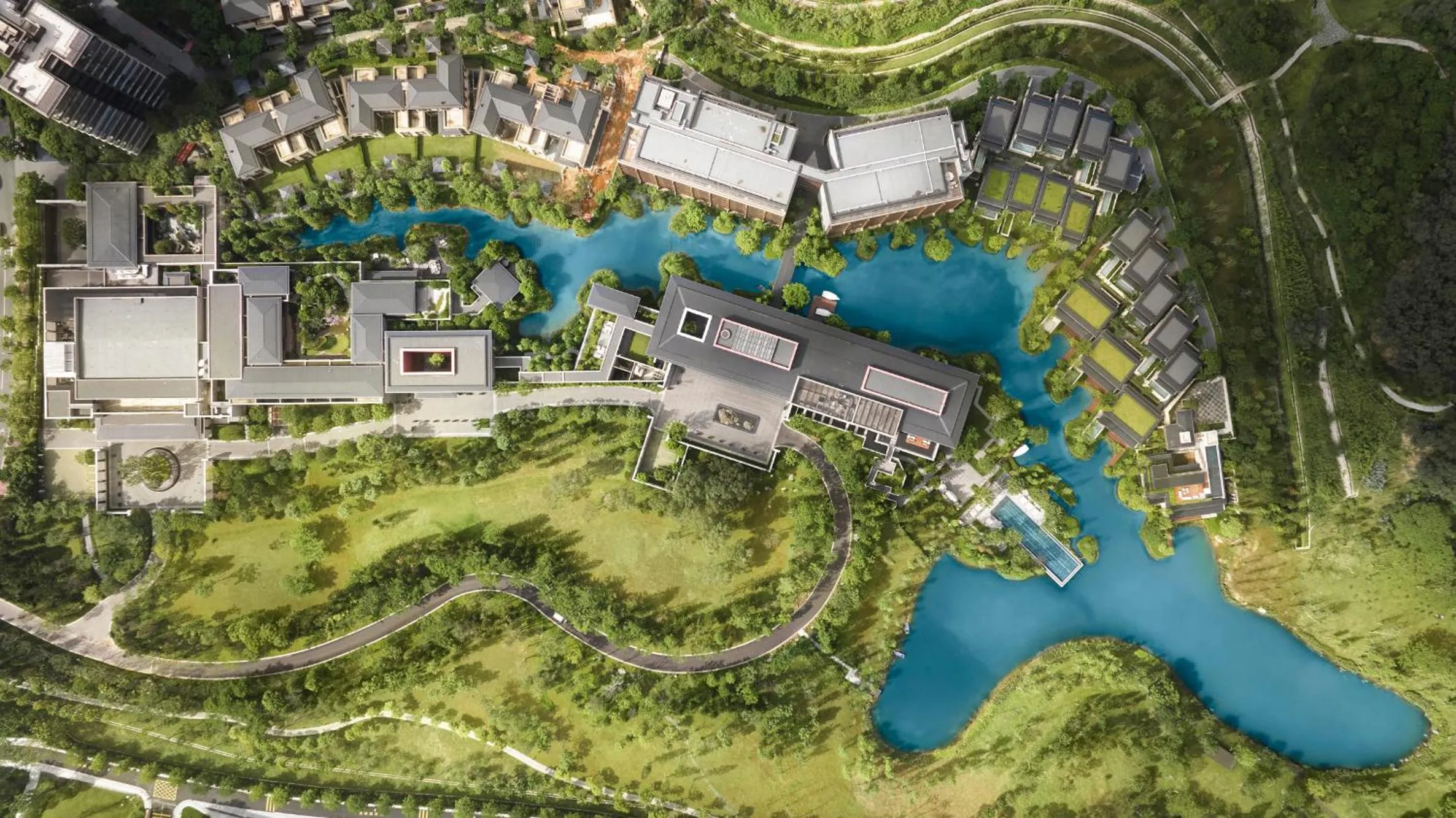 Bird's eye view in Banyan Tree Dongguan Songshan Lake