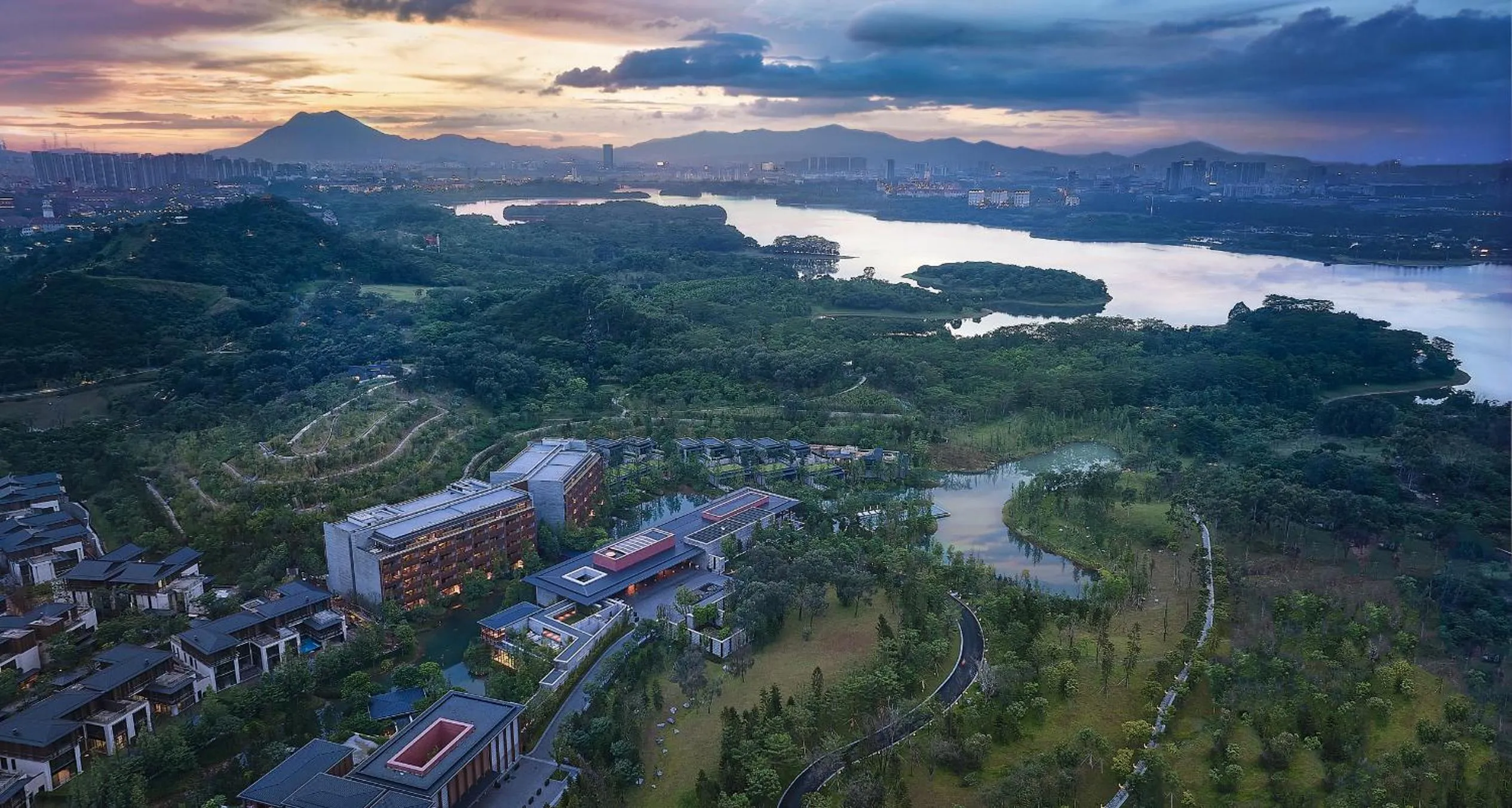 Bird's eye view in Banyan Tree Dongguan Songshan Lake