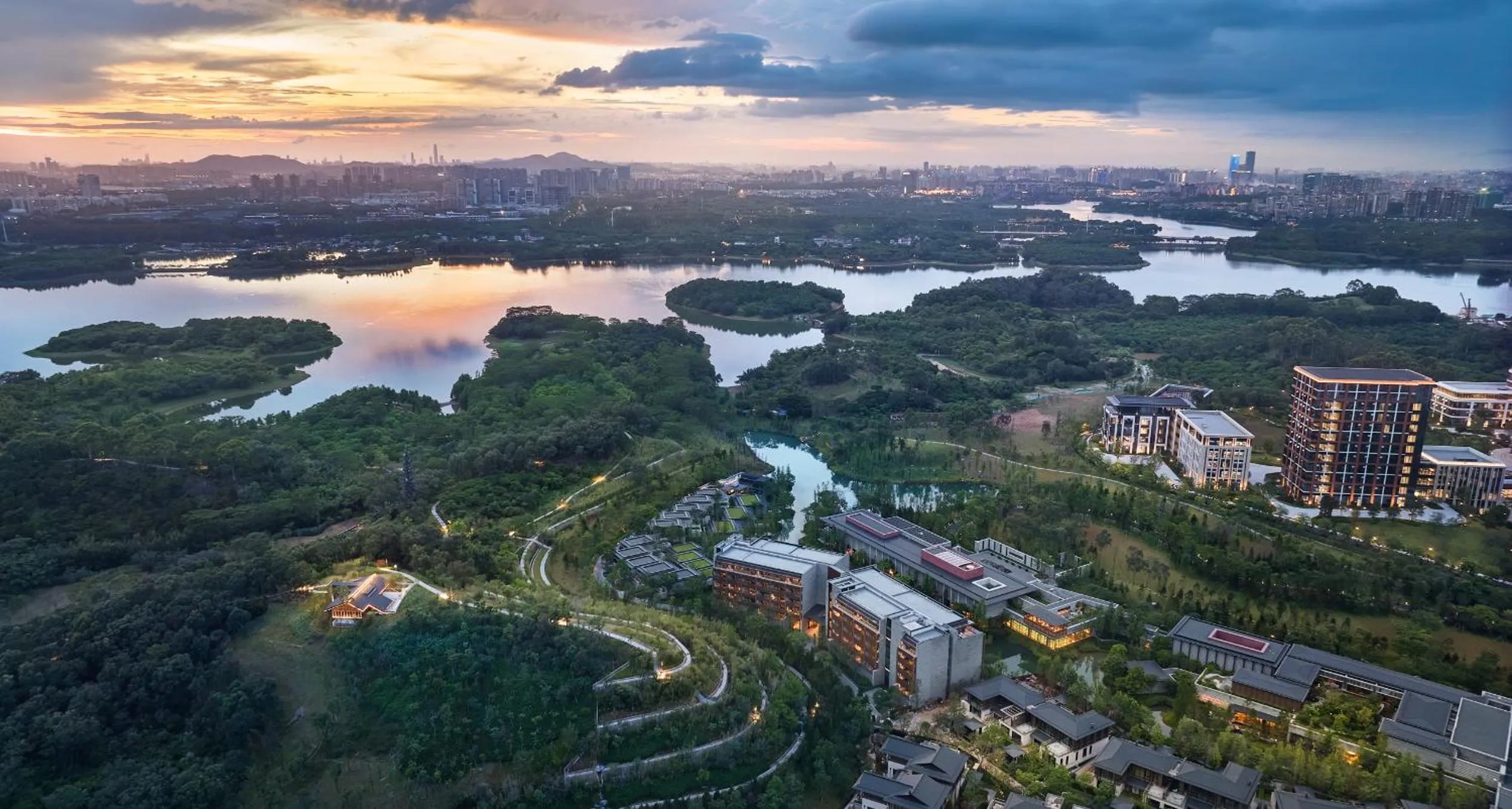 Bird's eye view in Banyan Tree Dongguan Songshan Lake