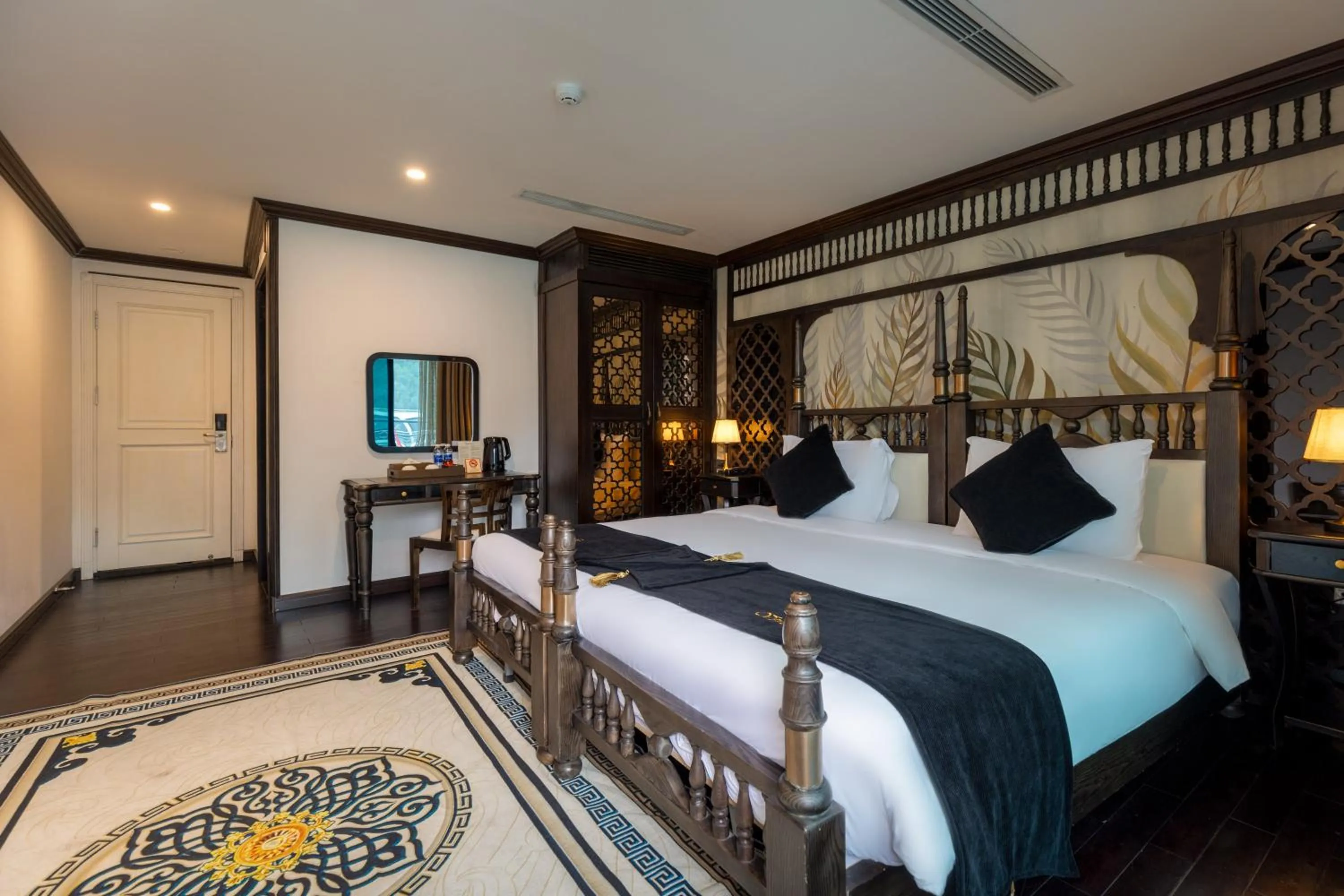 Bed in Venus Cruises Halong Bay by Venus Group