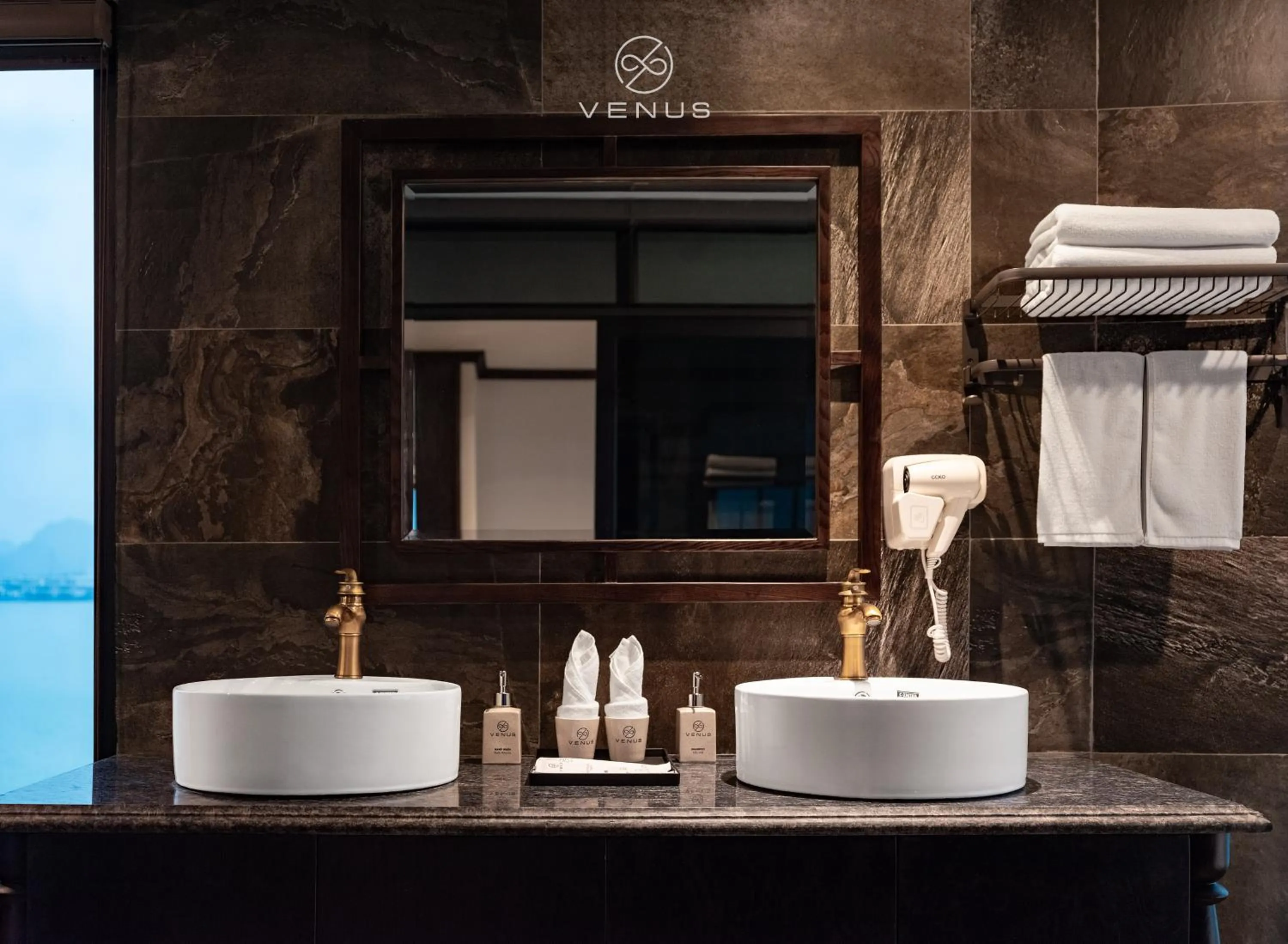 Bathroom in Venus Cruises Halong Bay by Venus Group