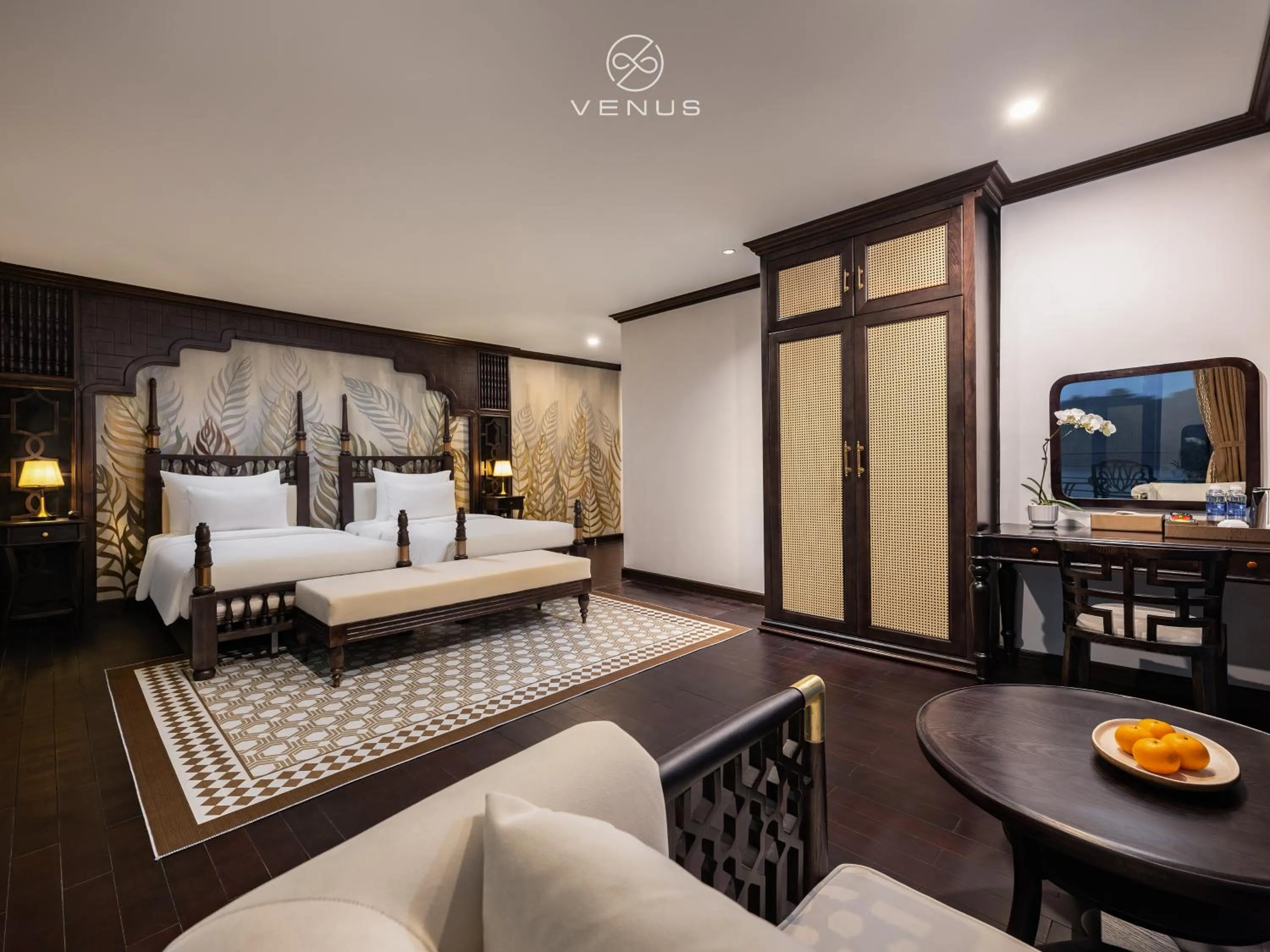 Bed in Venus Cruises Halong Bay by Venus Group