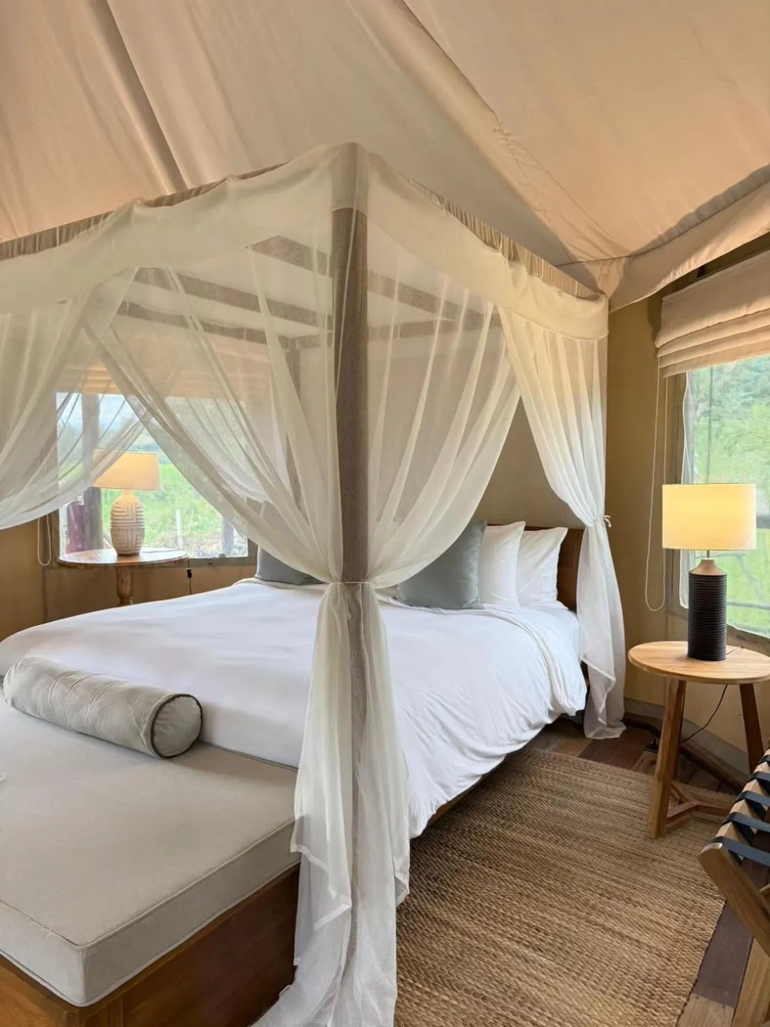 Bed in Tantawan Tented Camp by Dusit, Chiang Rai