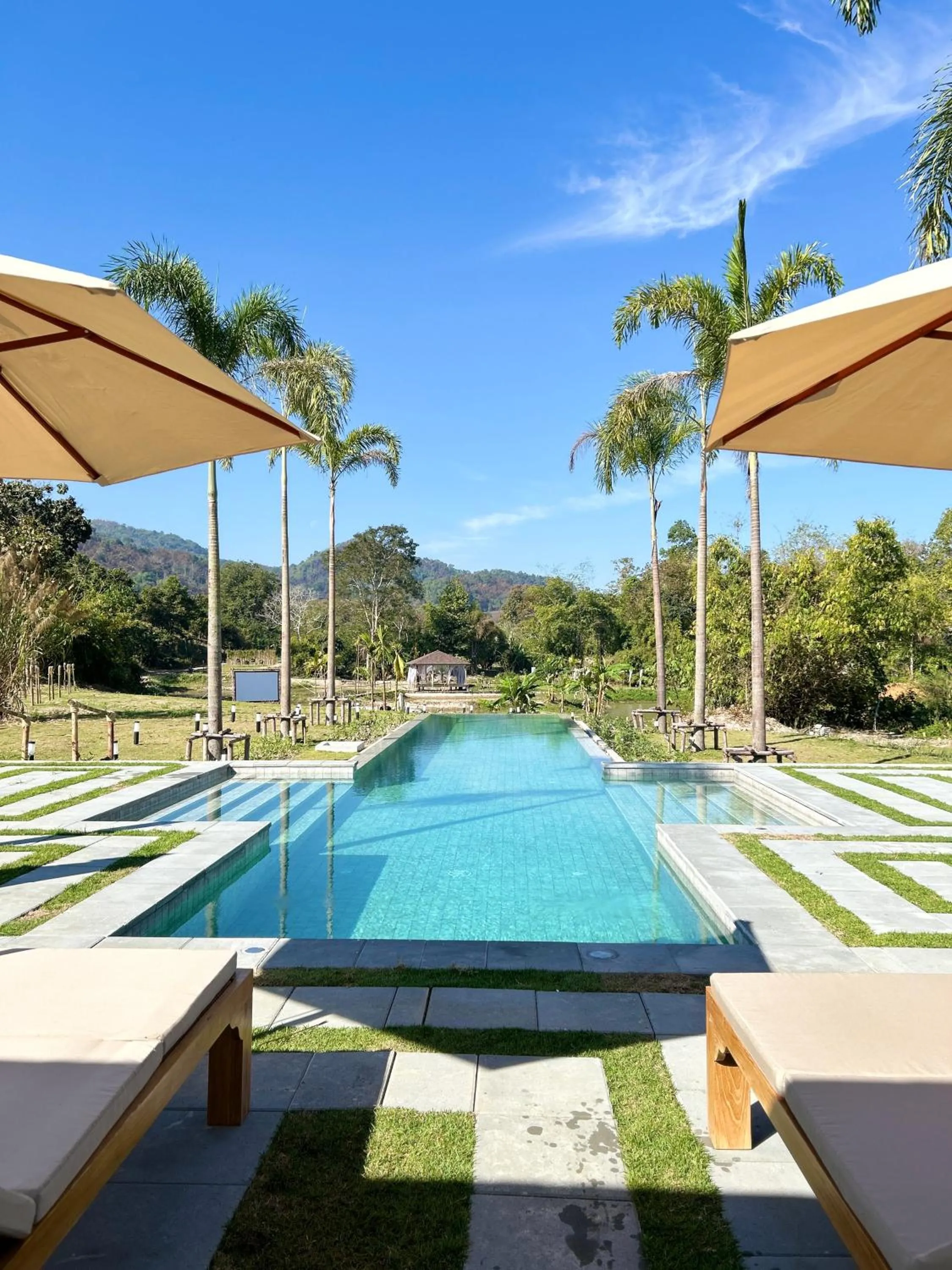 Swimming pool in Tantawan Tented Camp by Dusit, Chiang Rai
