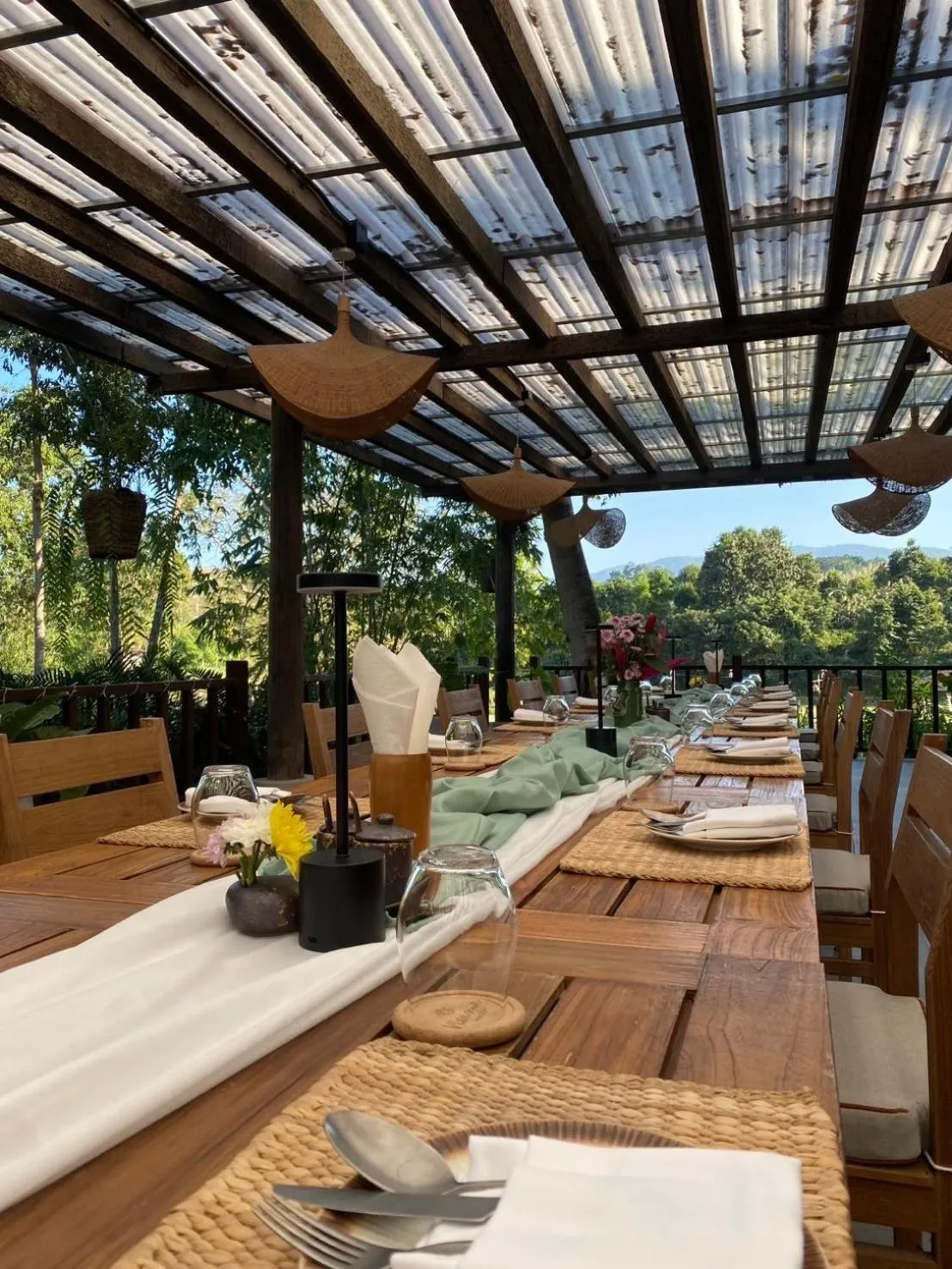 Restaurant/places to eat in Tantawan Tented Camp by Dusit, Chiang Rai