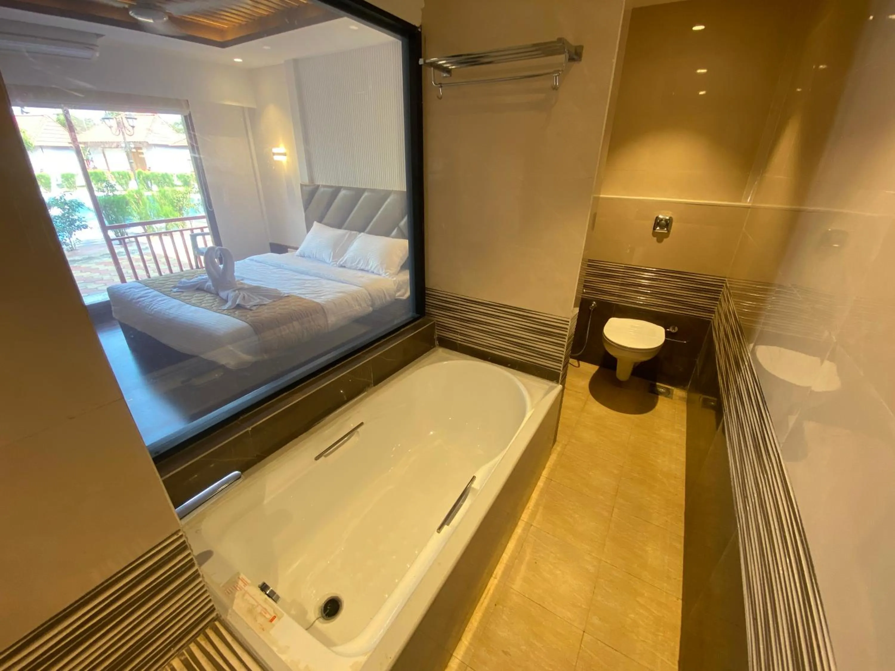 Bathroom, Bed in DAN Resorts & Weddings