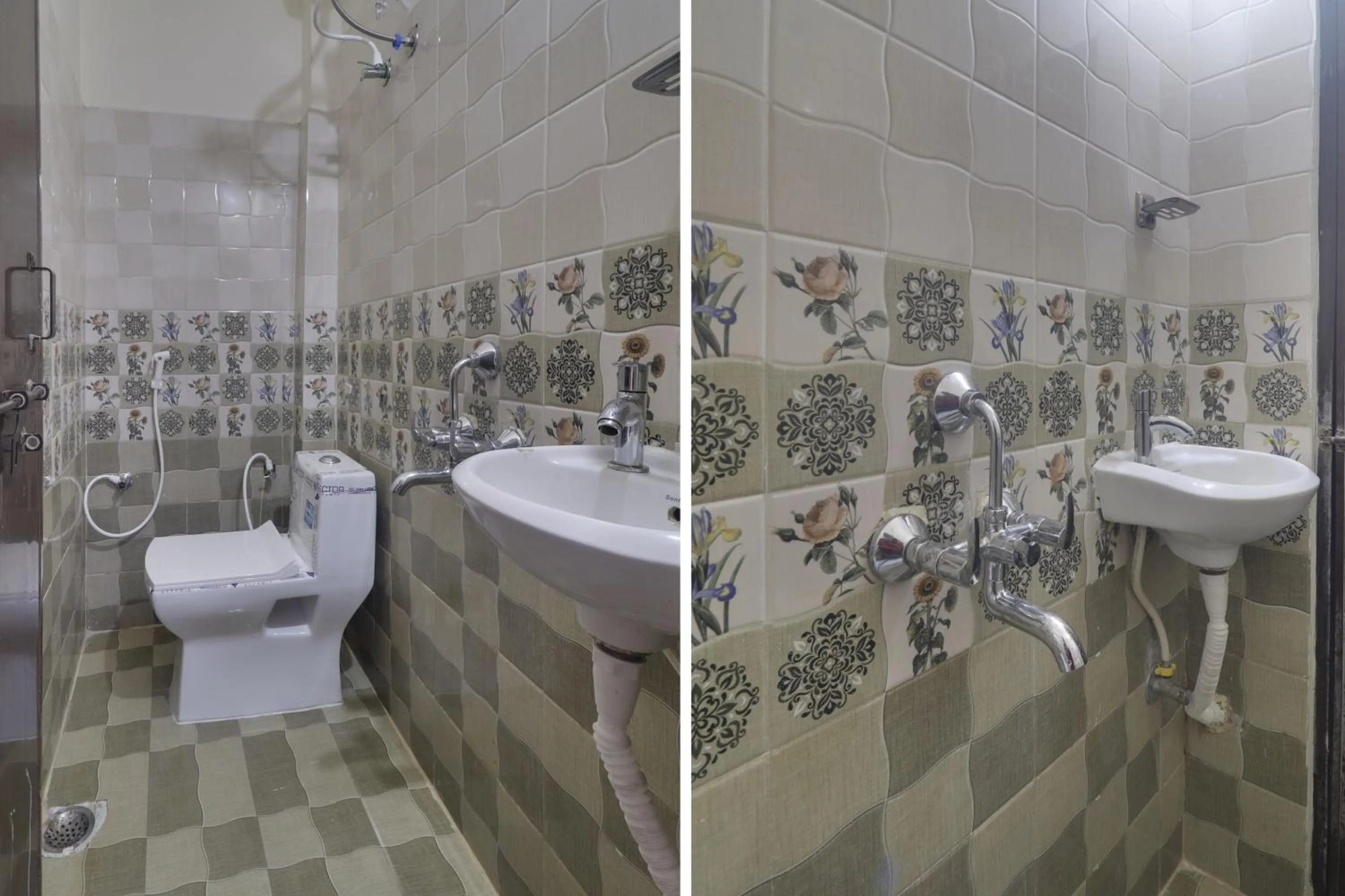 Bathroom in Collection O SBR Kondapur Near RTO office