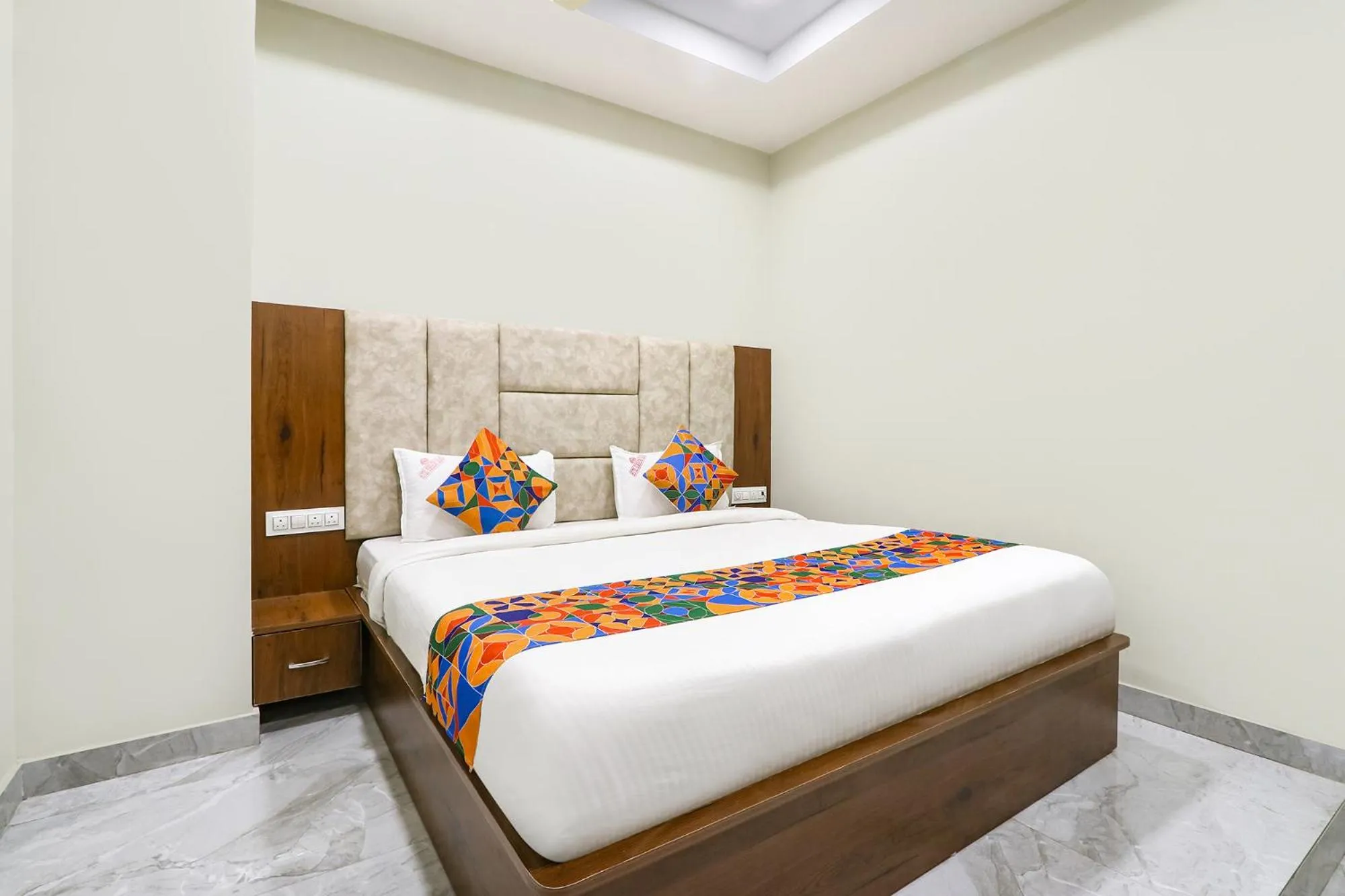 Bed in FabHotel Simhadri Grand-Nr Khammam Railway Station