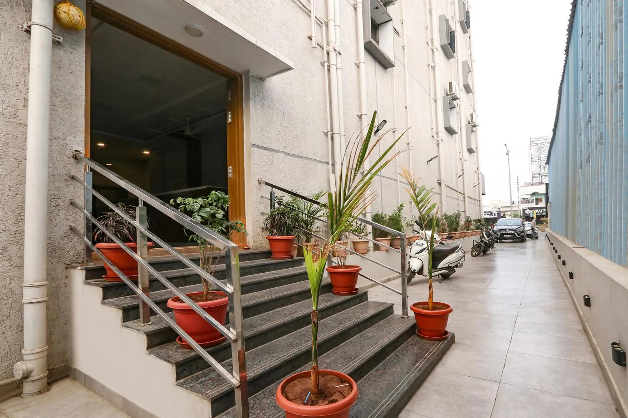 Facade/entrance in FabHotel Simhadri Grand-Nr Khammam Railway Station