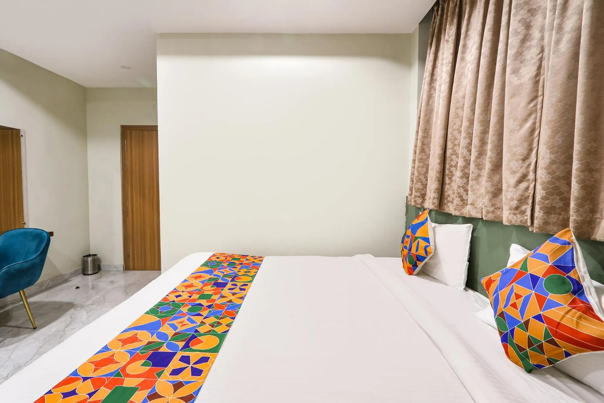 Bed in FabHotel Simhadri Grand-Nr Khammam Railway Station