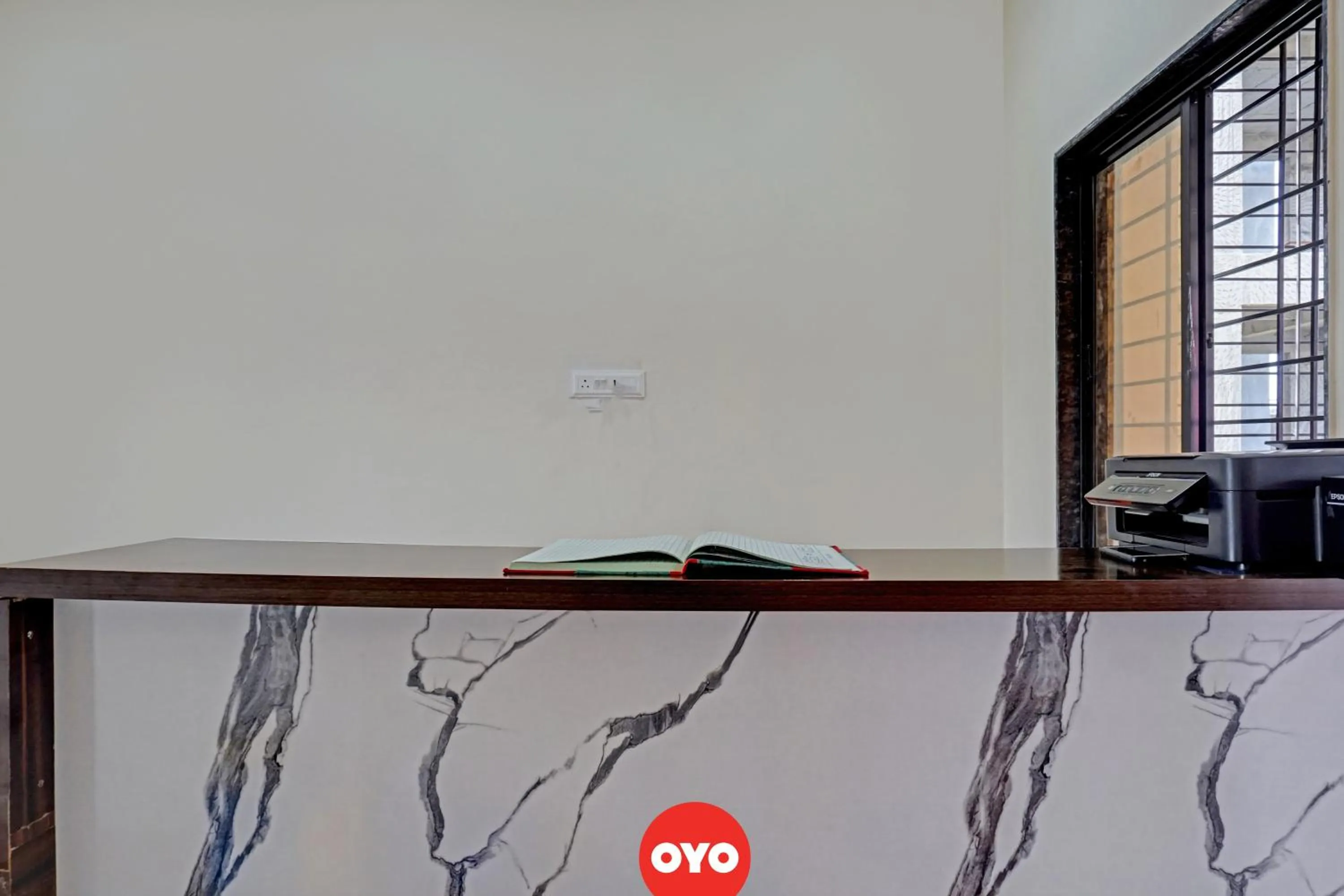 Lobby or reception in OYO Flagship Sai Balaji Lodge