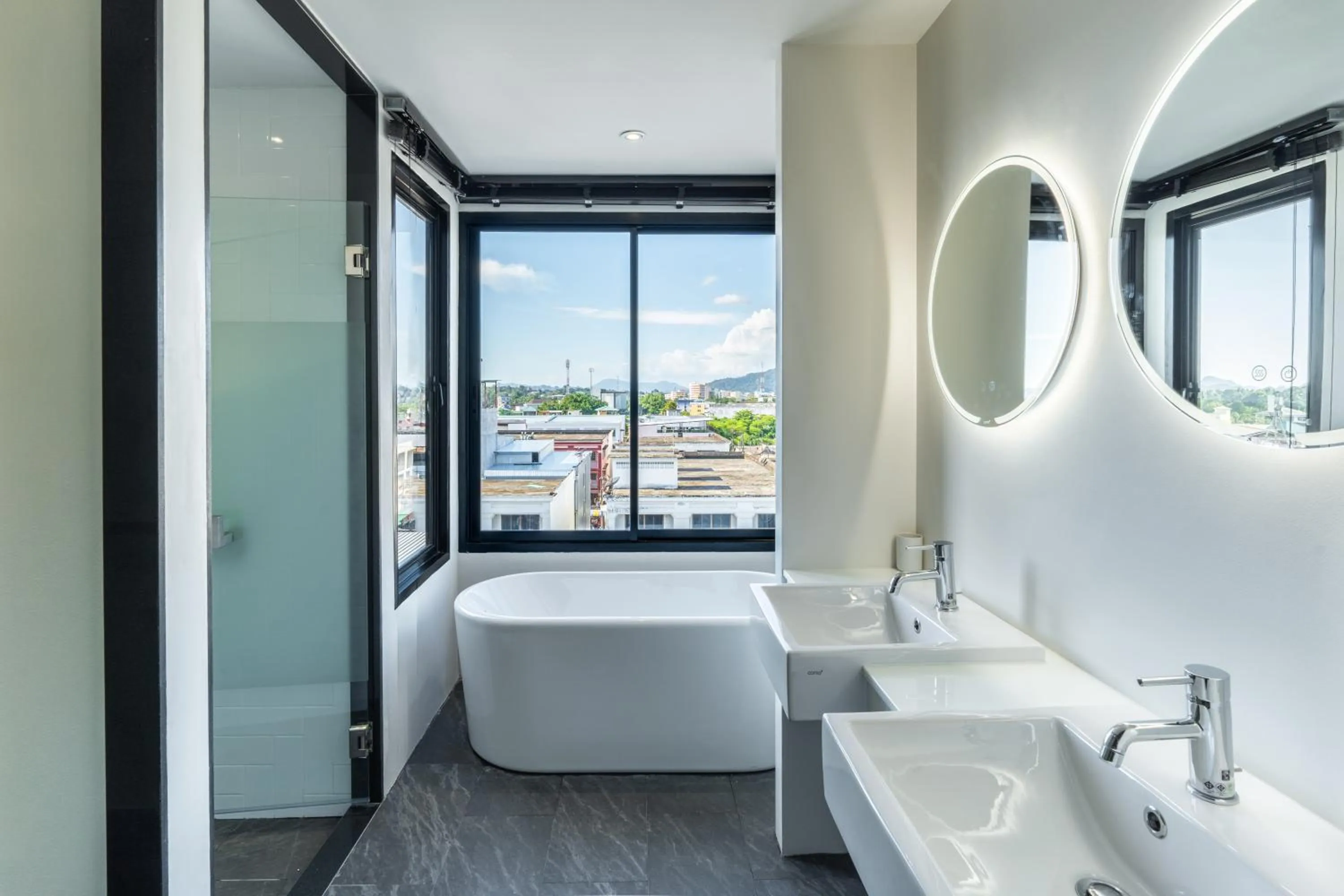 Bathroom in Blu Monkey Hub and Hotel Krabi Town