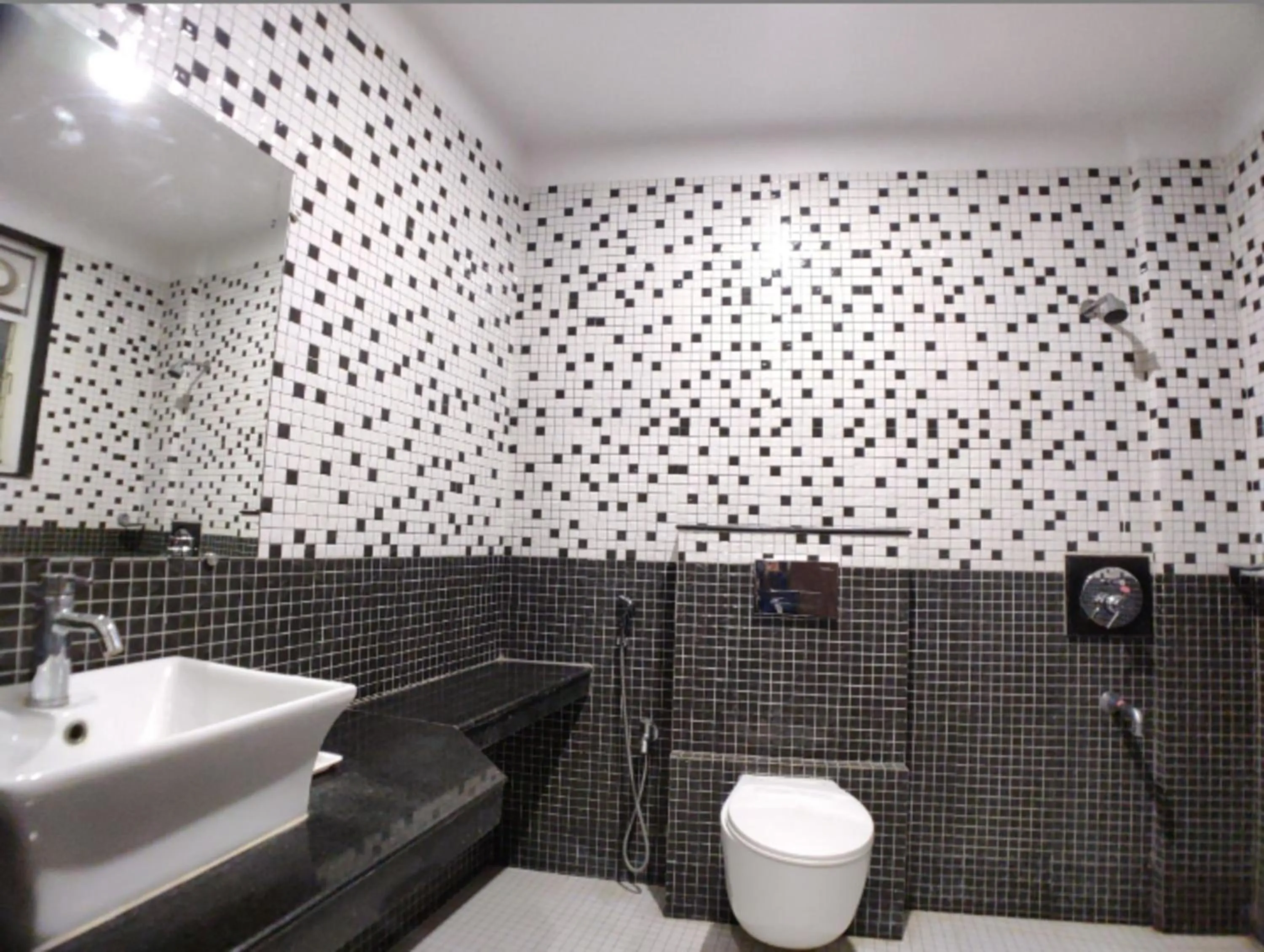 Shower in Hotel Badrika Inn