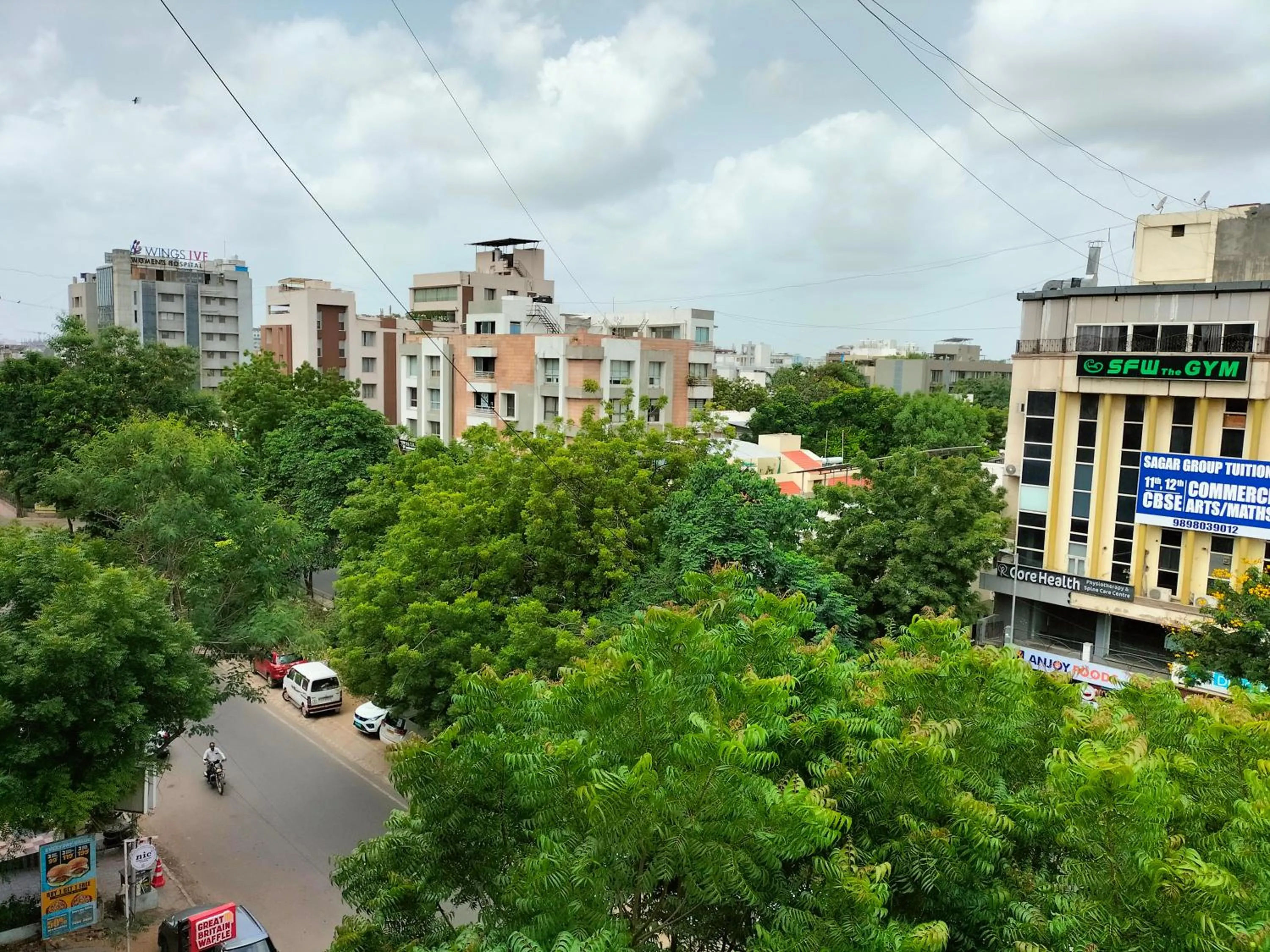 City view in Hotel Divya Palace